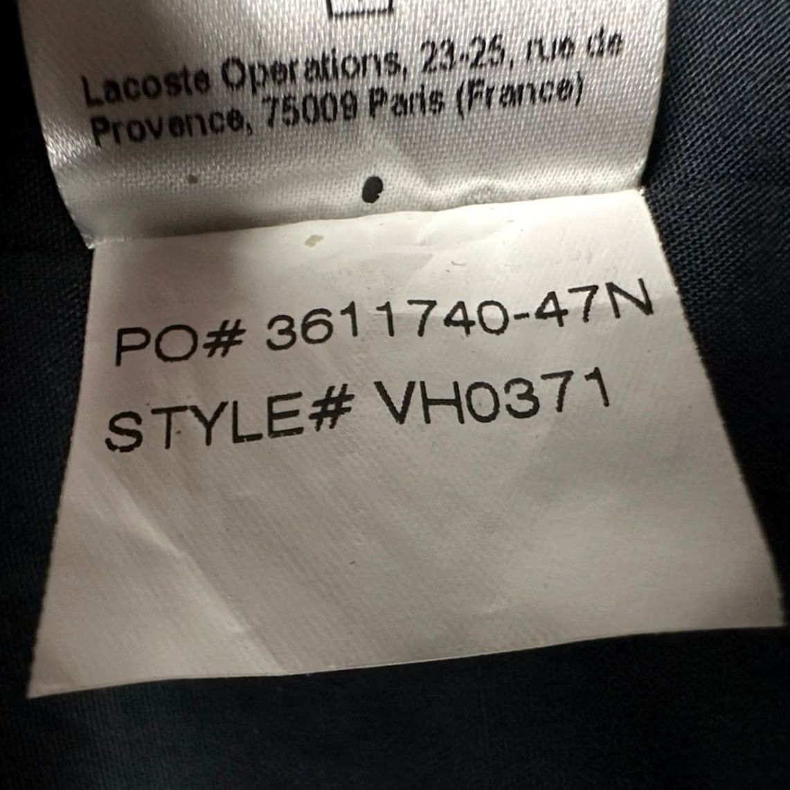 Lacoste Lacoste Coat Blazer Mens 3XL Button Lined Long Sleeve Pockets Pea Coat Black 100% Cotton VH0371 Size US XXL / EU 58 / 5 - 2 Thumbnail