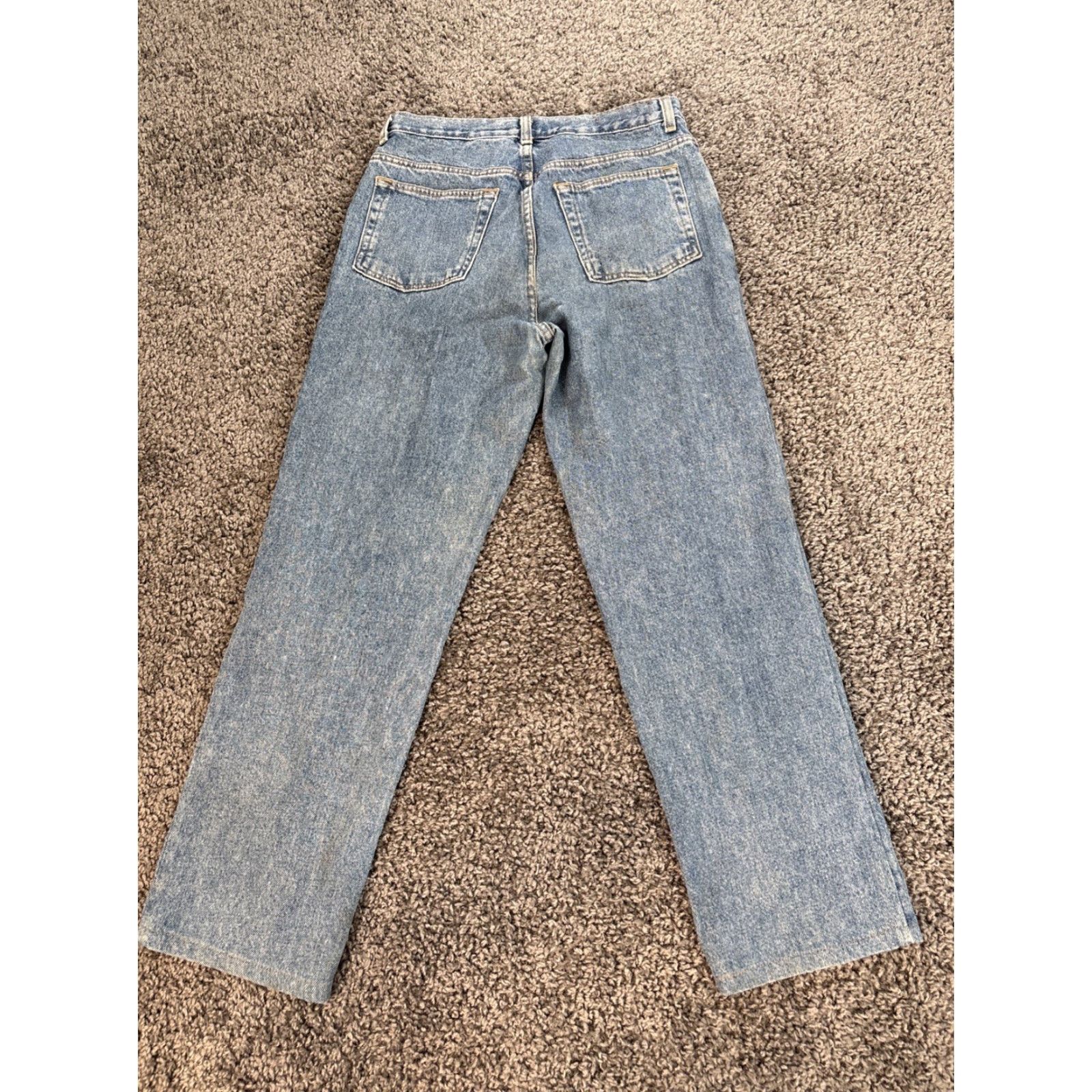 Calvin Klein VINTAGE Calvin Klein Jeans Size 31x28 Regular Men Blue Stone Wash Easy Fit Straight 31 28 Mens Jeans Size US 31 - 7 Thumbnail