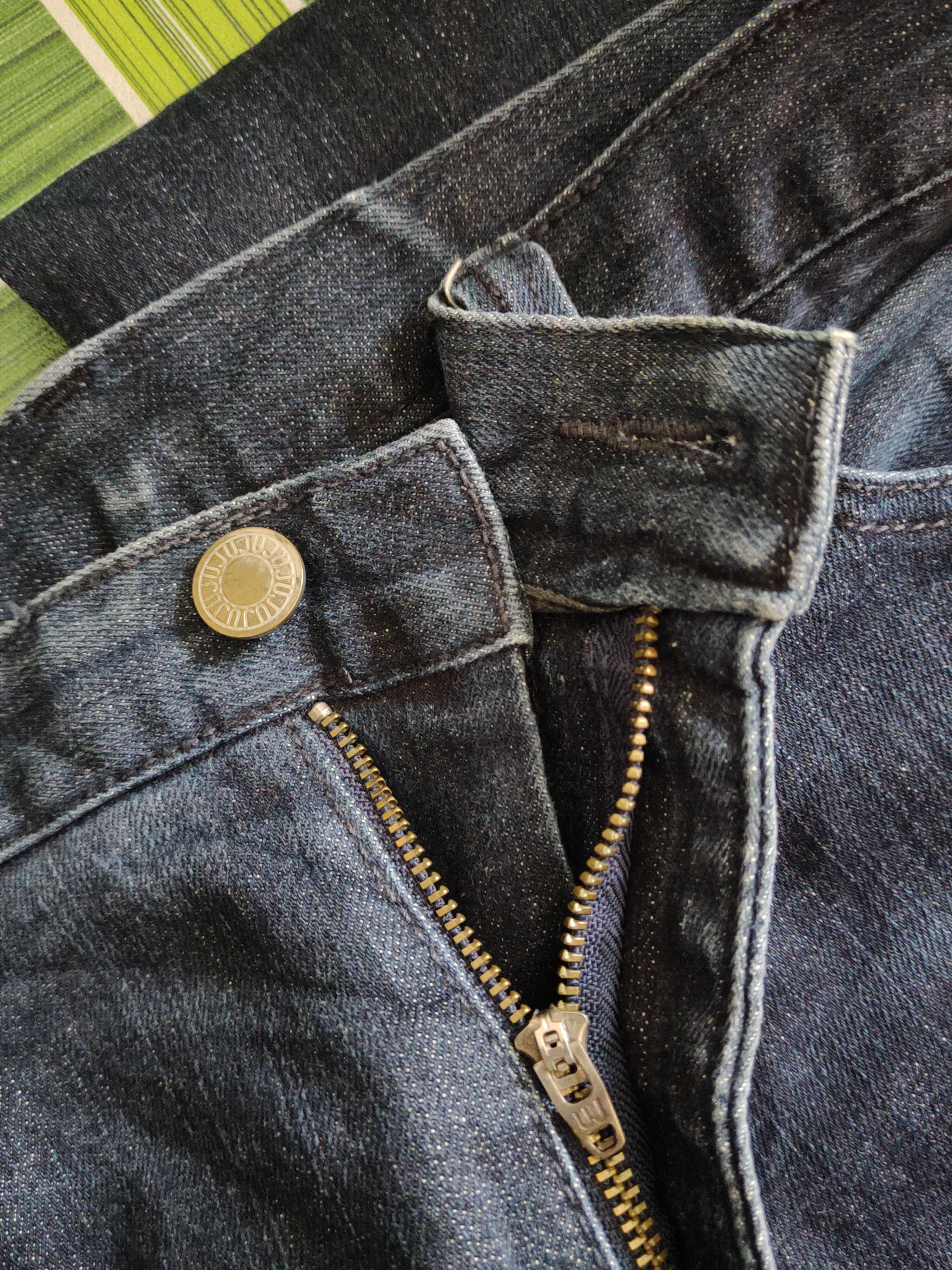 Japanese Brand Uniqlo Dark Blue Multipocket Denim#S1622 Size US 35 - 13 Thumbnail