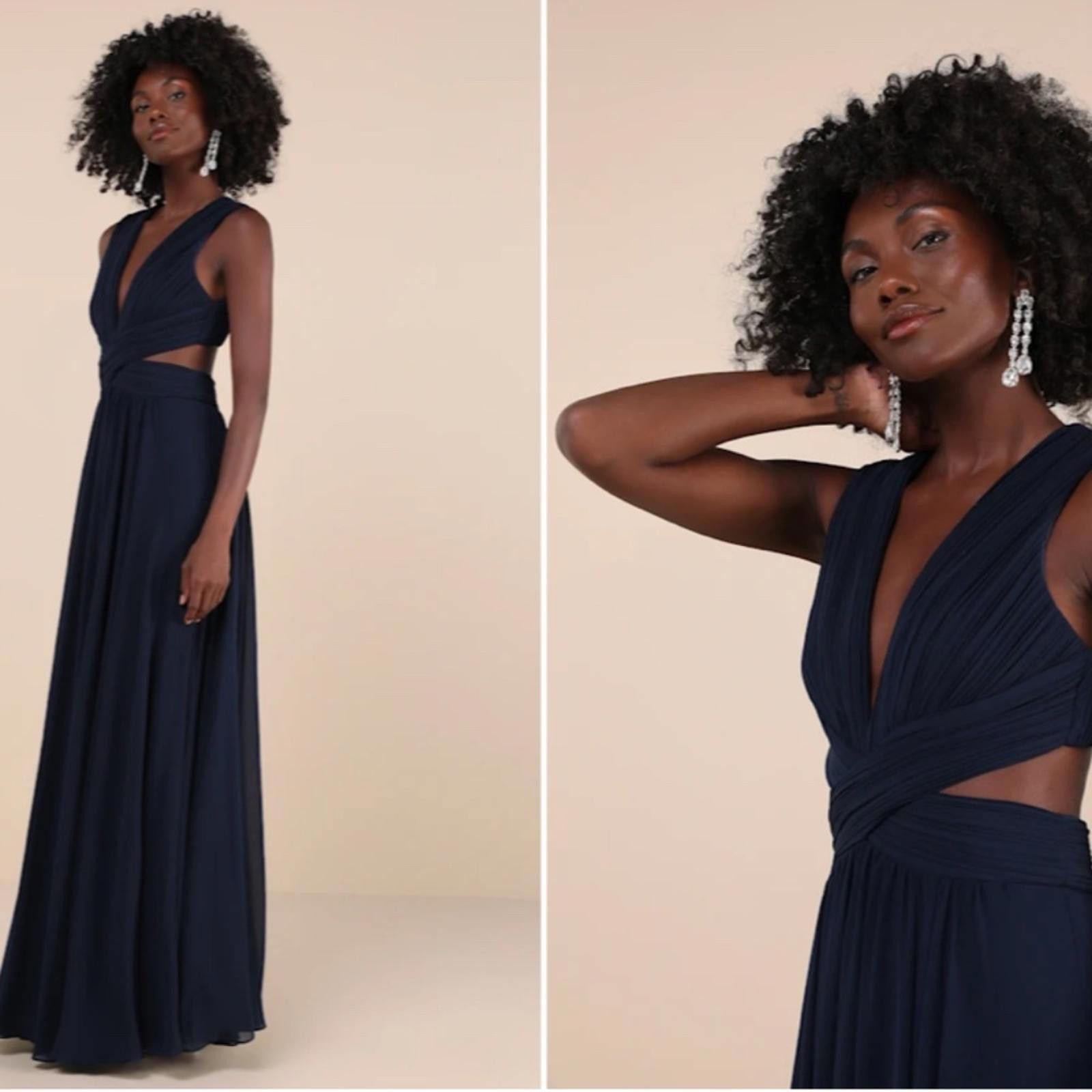 Lulus LULU's Elegant Sophisticated Prom Wedding Bridesmaid Maxi Size L / US 10 / IT 46 - 3 Thumbnail