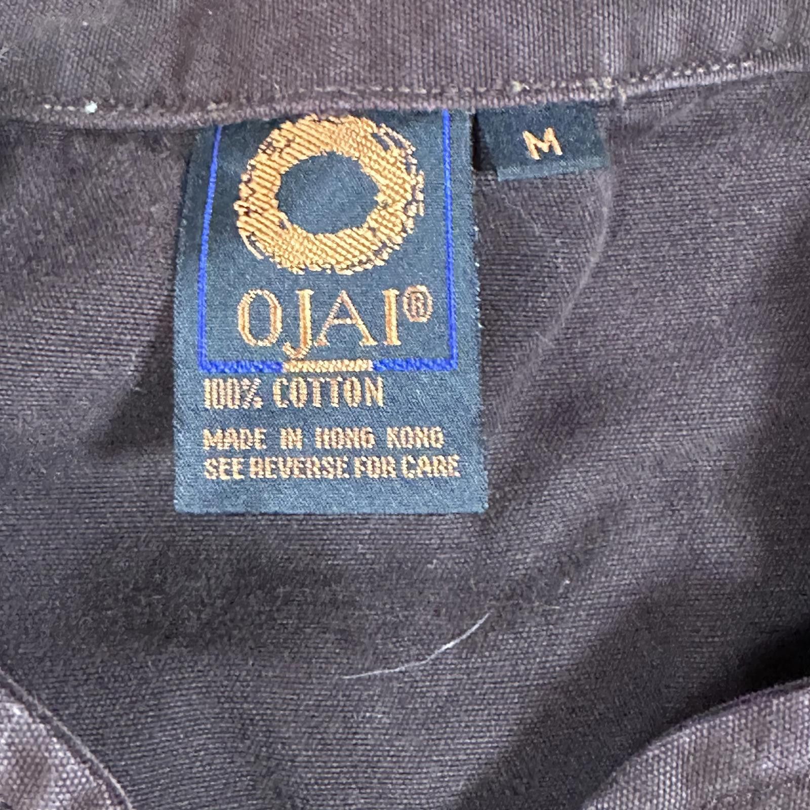 Ojardorf Ojai Womens Vest M Brown Cotton Button-Up Vintage Size M / US 6-8 / IT 42-44 - 3 Thumbnail