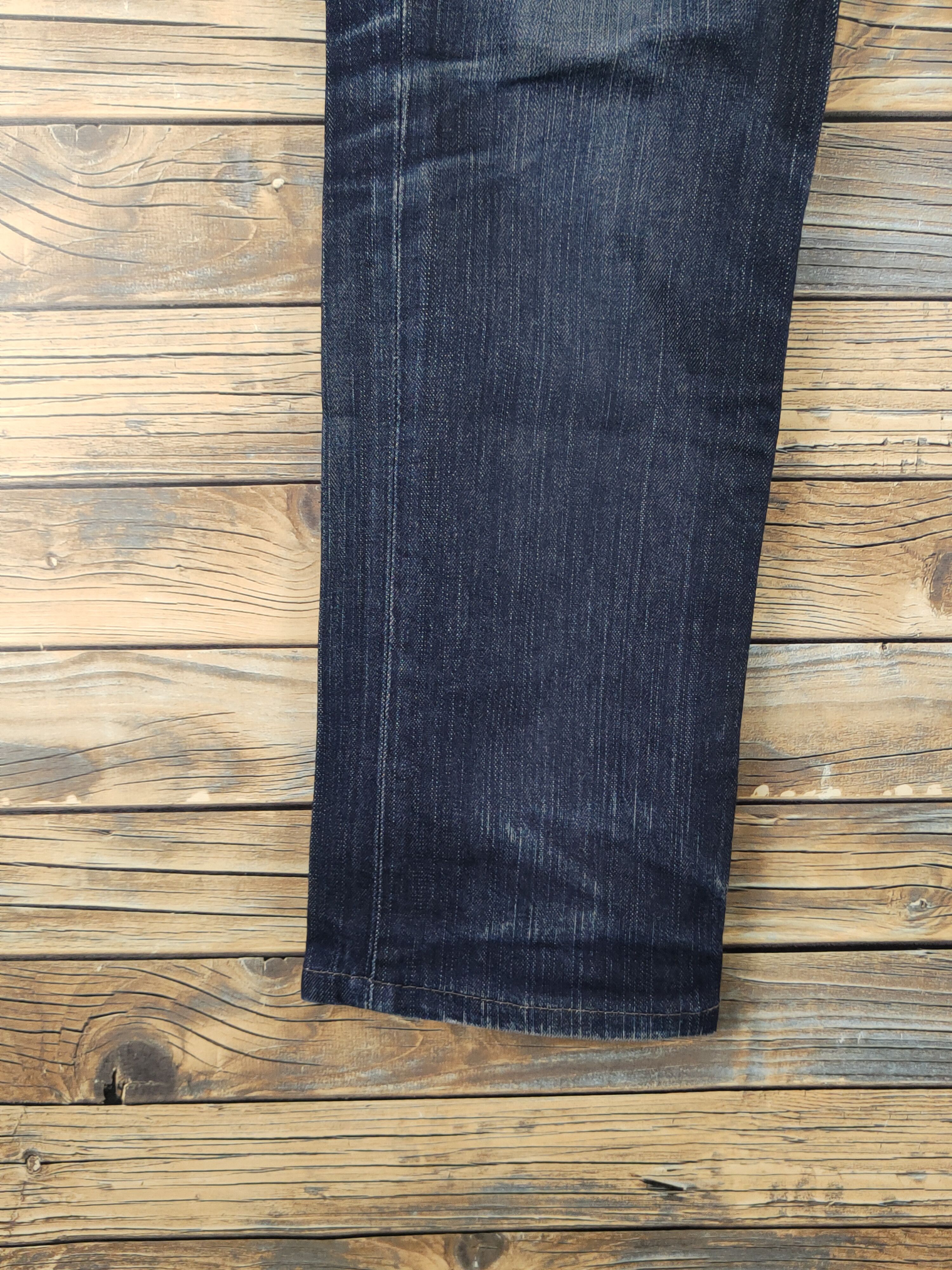 Edwin Edwin Dark Blue Distressed Ripped denim Jeans #W1400 Size US 31 - 4 Thumbnail
