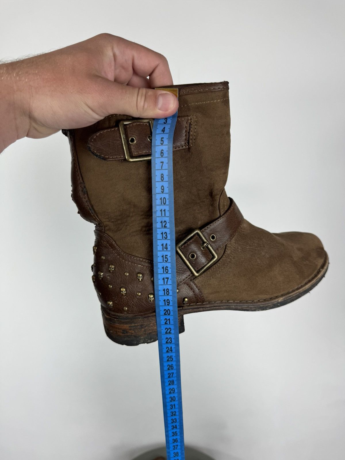 Other Vintage Distressed Avant Garde Buckle Ankle Boots Size EU 39 Size US 8 / IT 38 - 14 Thumbnail