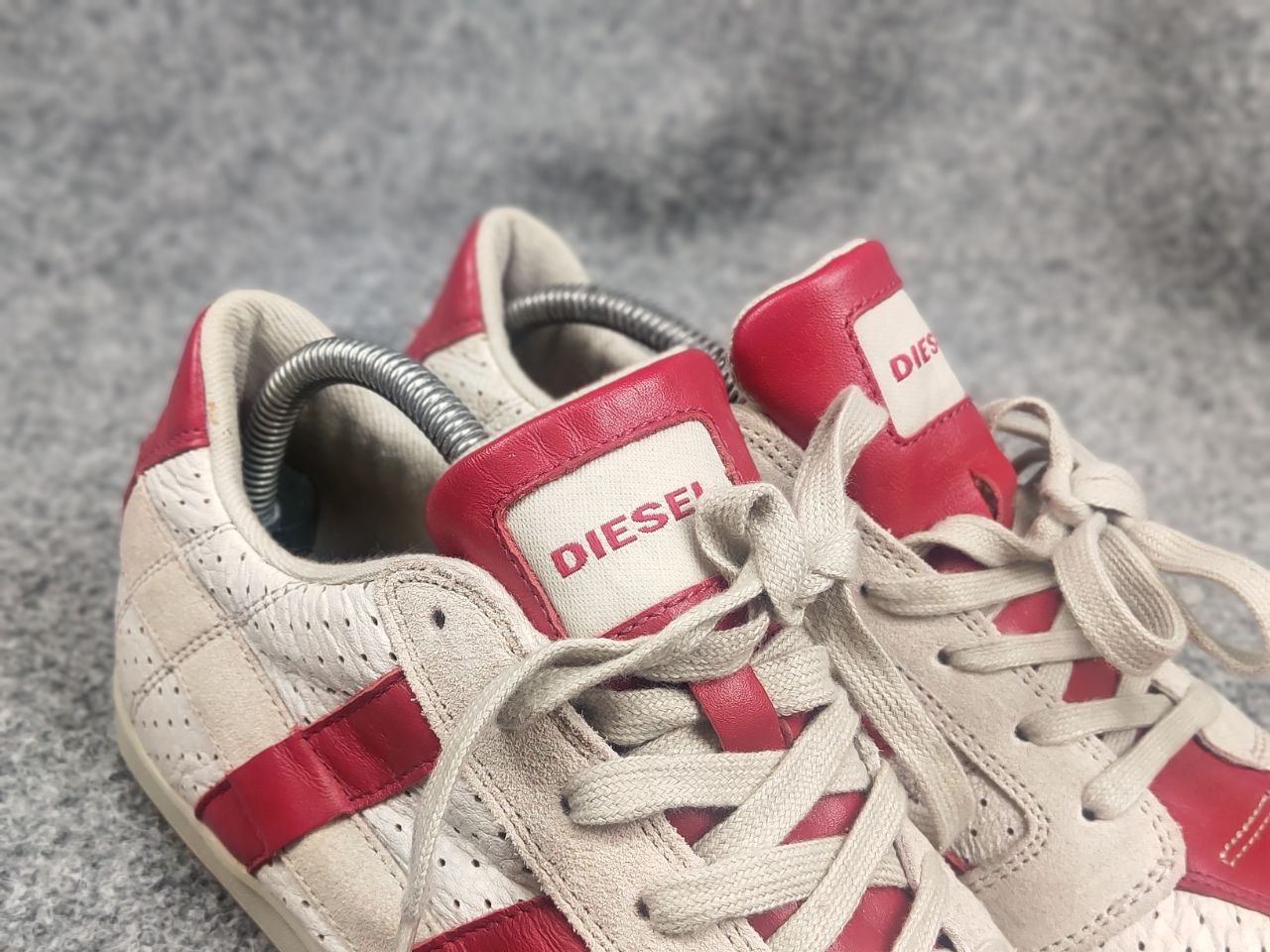 Diesel Vintage Diesel Clarita Y2K Leather square toe Sneakers Size US 9 / IT 39 - 16 Thumbnail