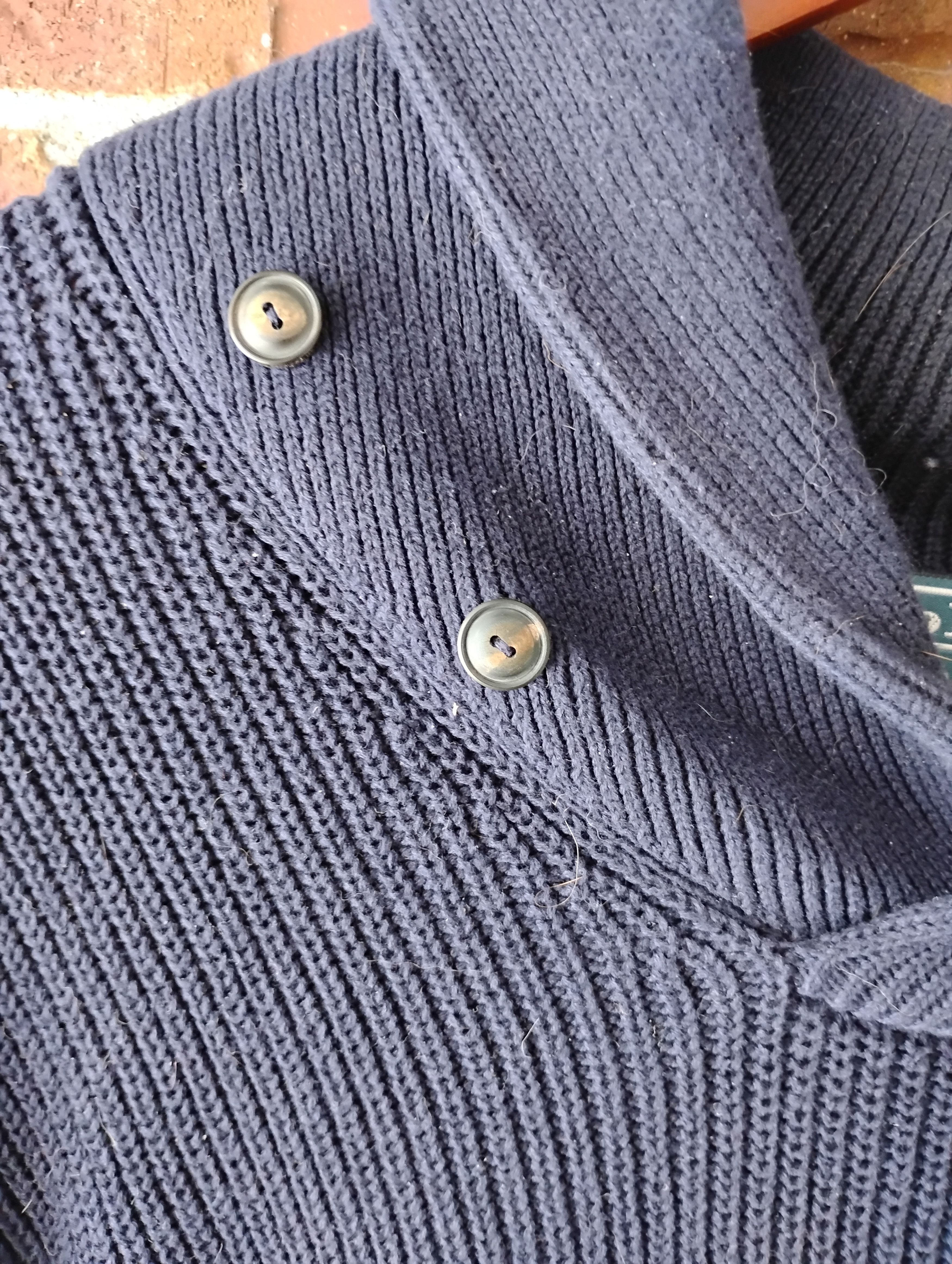 Polo Ralph Lauren Vintage navy polo Ralph Lauren loose neck sweater Size US L / EU 52-54 / 3 - 5 Thumbnail