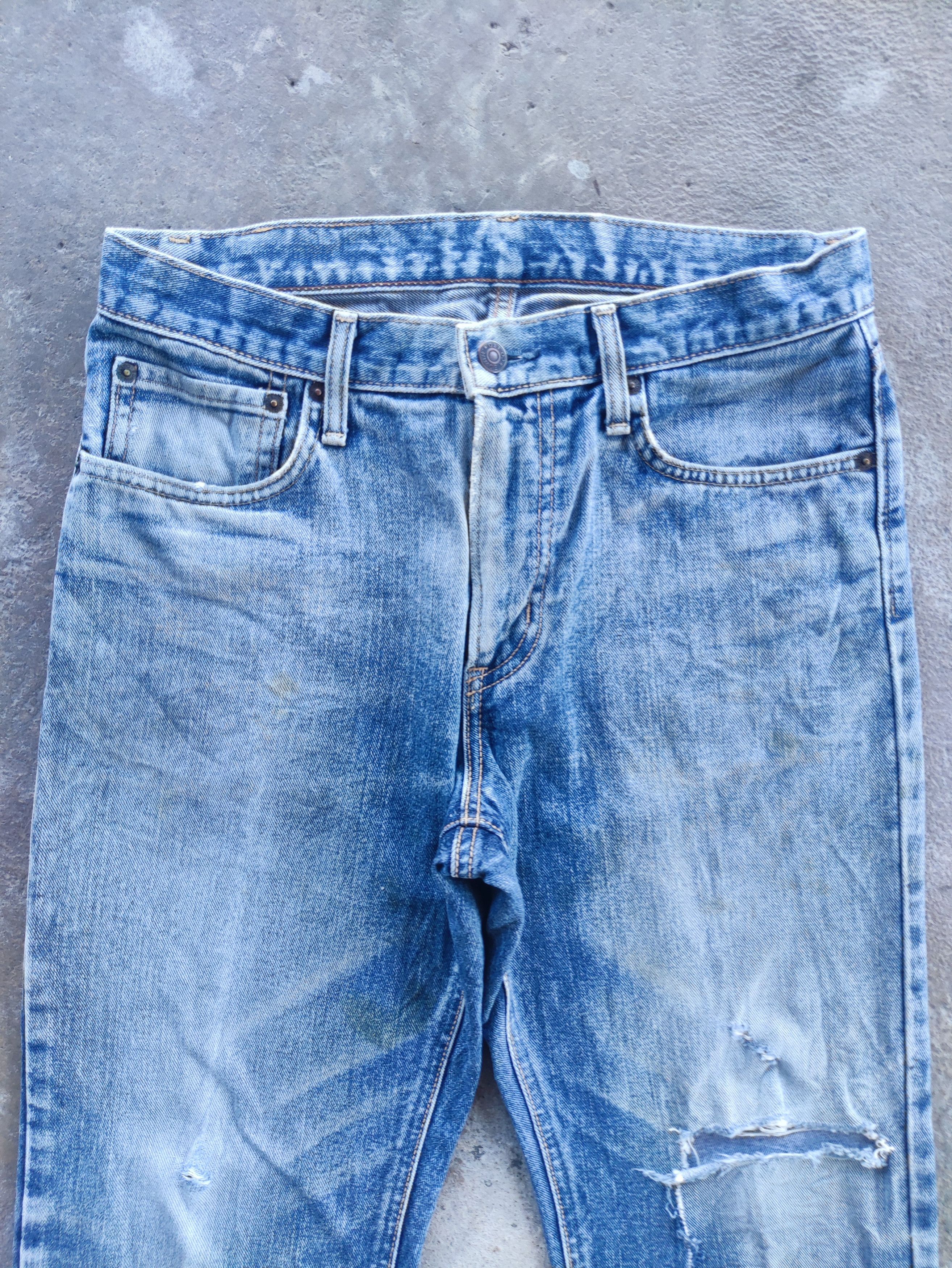 Edwin × Jean × Vintage Vintage Edwin Japan Distressed faded Denim Pants Jeans W30 Size US 30 / EU 46 - 3 Thumbnail