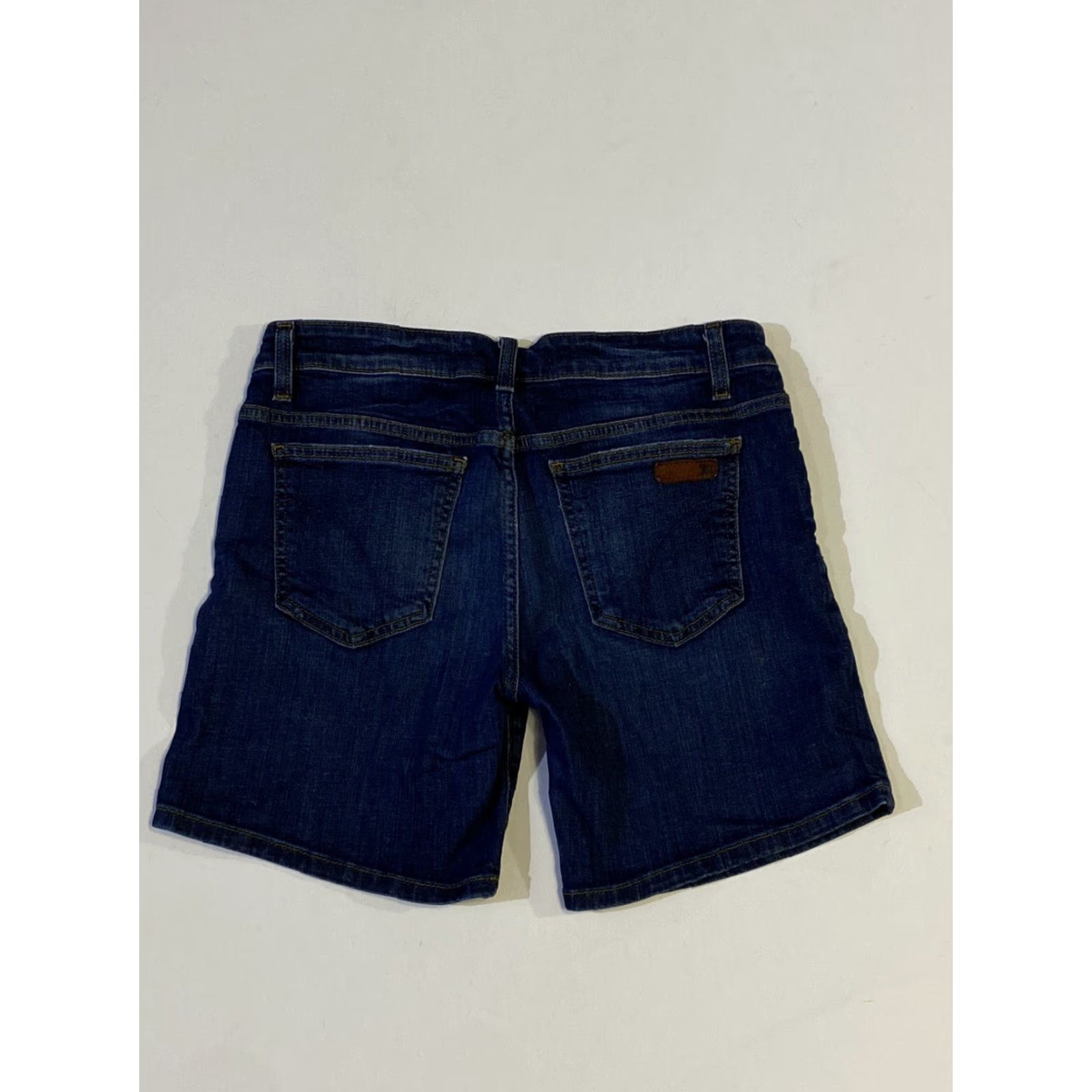 Vintage Womens Joe's Jeans Bermuda Shorts Blue Denim 27 Regular Denim Zip Button 5-Pocket Modern Casual Size 27" / US 4 / IT 40 - 2 Thumbnail