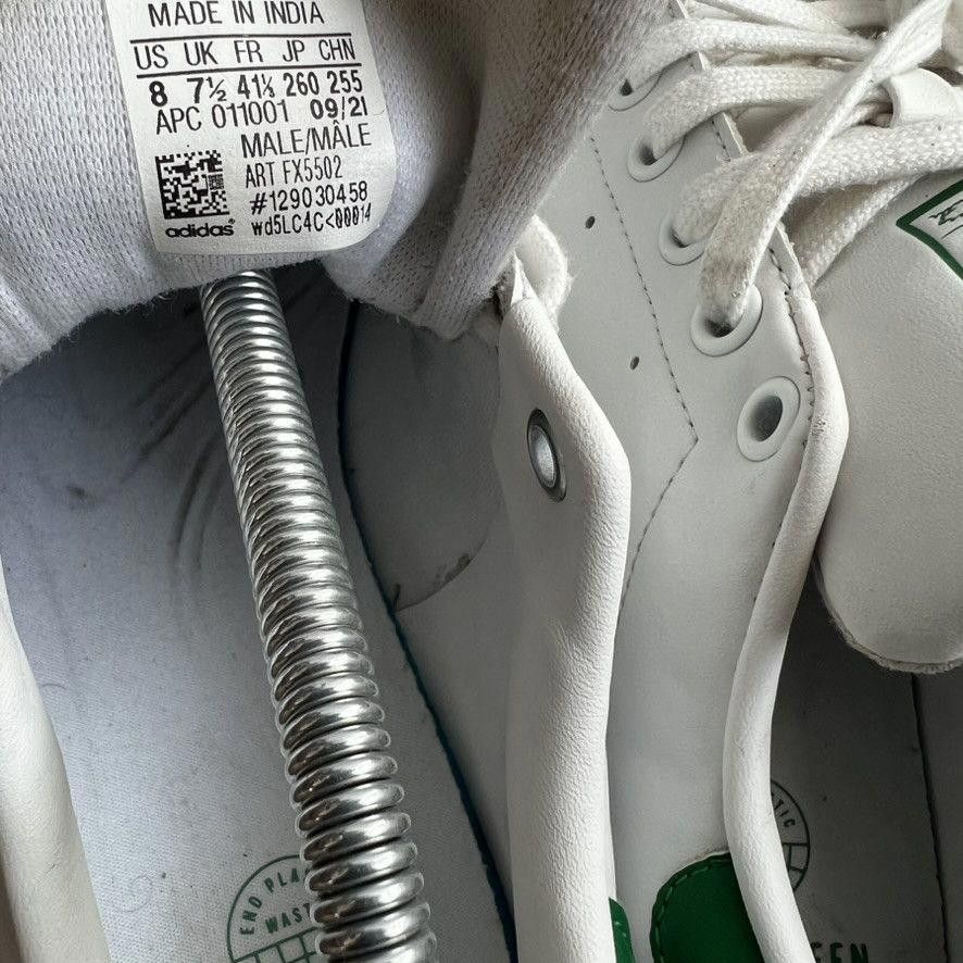 Adidas ADIDAS • Stan Smith "PRIMEGREEN White" (8M) Size US 8 / EU 41 - 5 Thumbnail