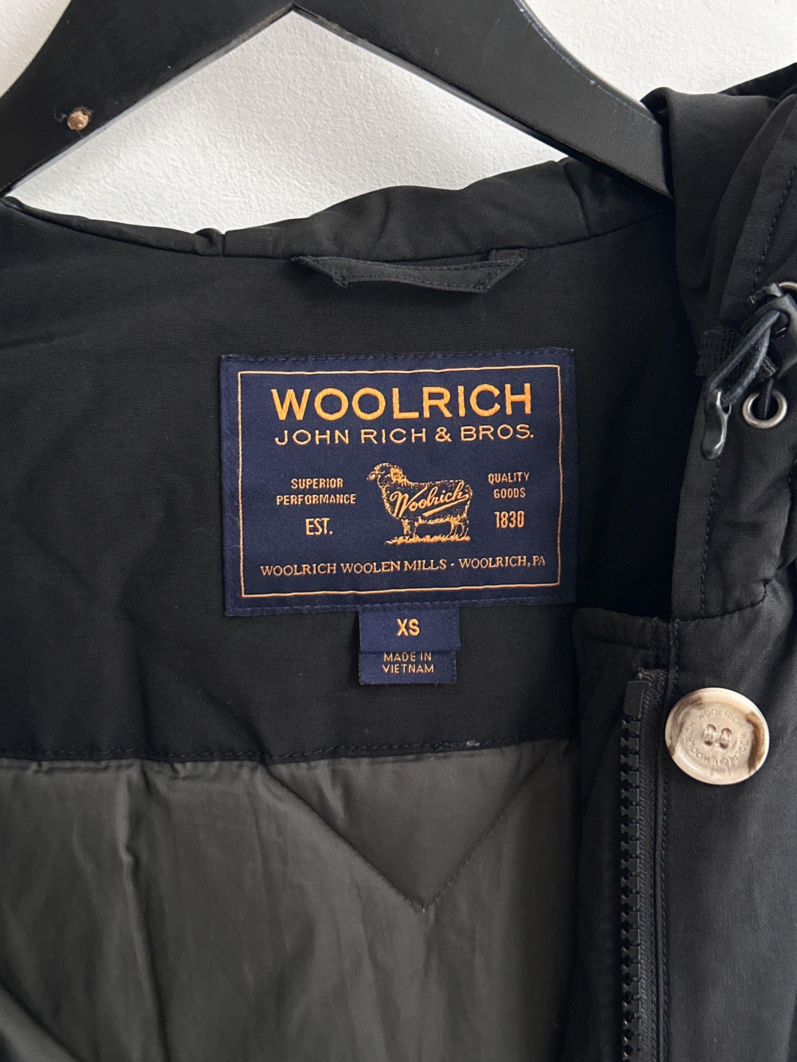 Woolrich Woolen Mills Woolrich John Rich & Bros Puffer Parka Jacket Size XS / US 0-2 / IT 36-38 - 7 Thumbnail