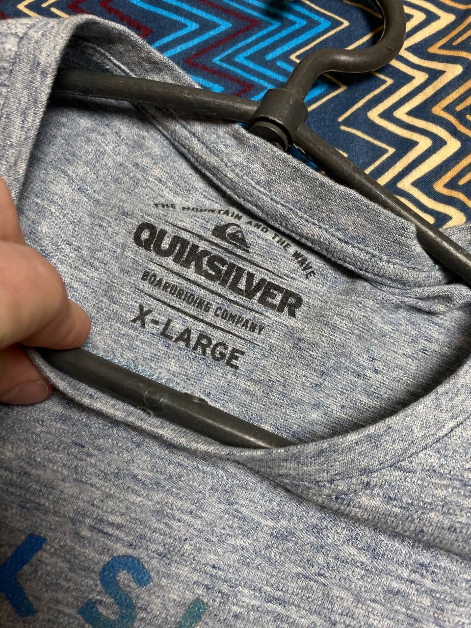 Quiksilver × Vintage Vintage Y2k Quiksilver Spellout Logo T-shirt 2000s Size US XL / EU 56 / 4 - 2 Thumbnail