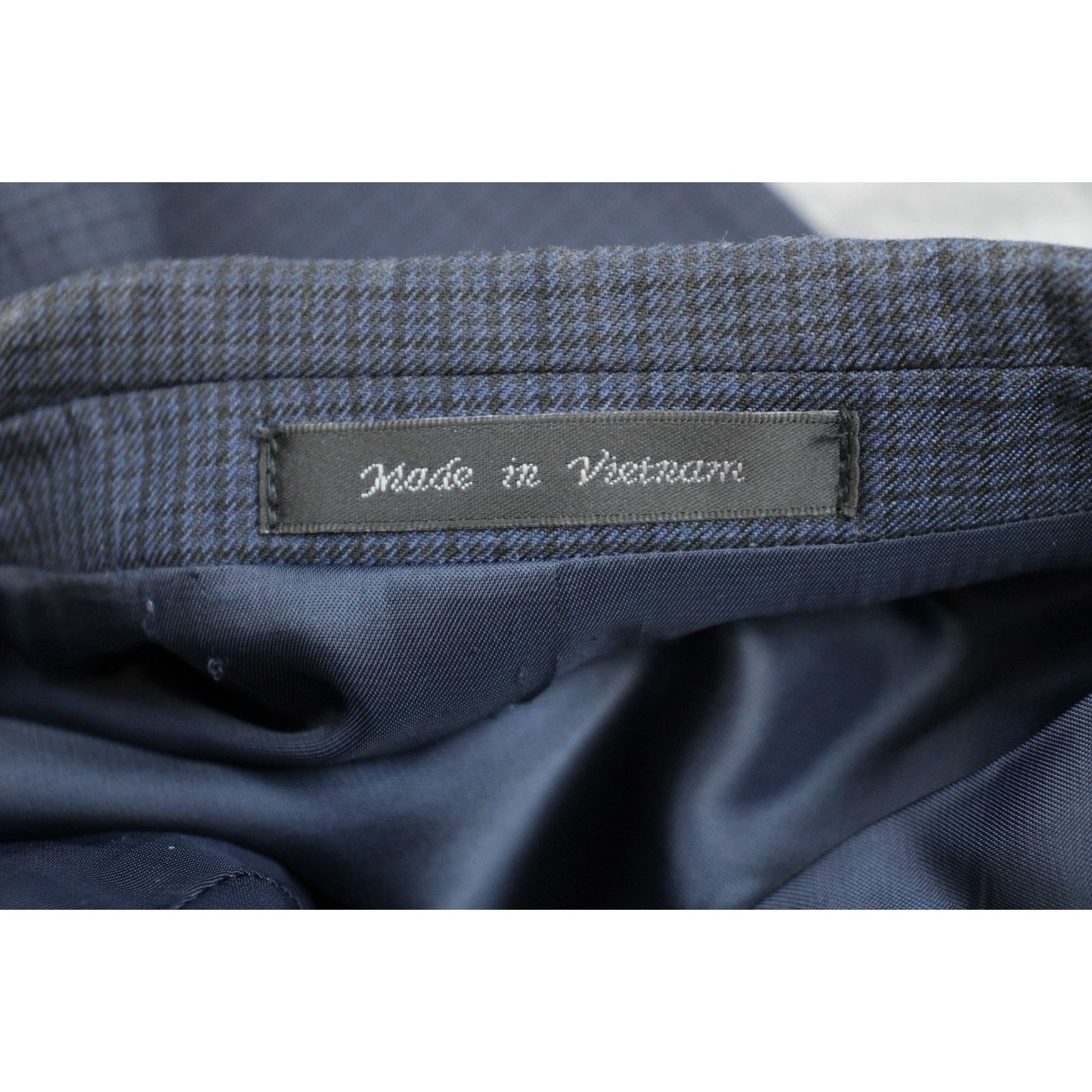 Lauren Ralph Lauren Lauren Ralph Lauren Blazer Mens Size 40R Navy Blue Check Size 40R - 7 Thumbnail