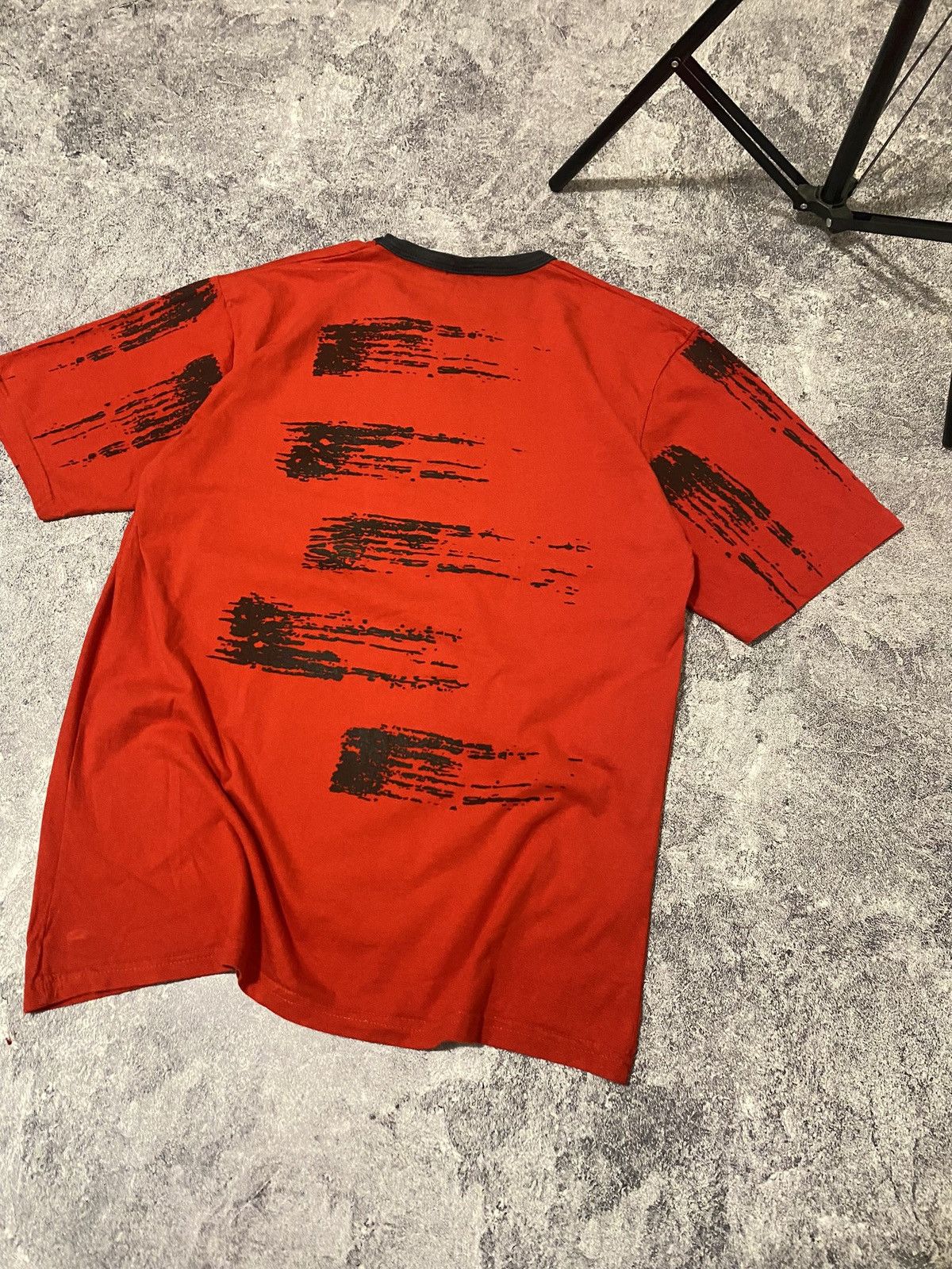 Diesel × Vintage 00s Vintage Diesel Archive Faded Y2k Logo Graphic T-shirt Size US L / EU 52-54 / 3 - 4 Thumbnail
