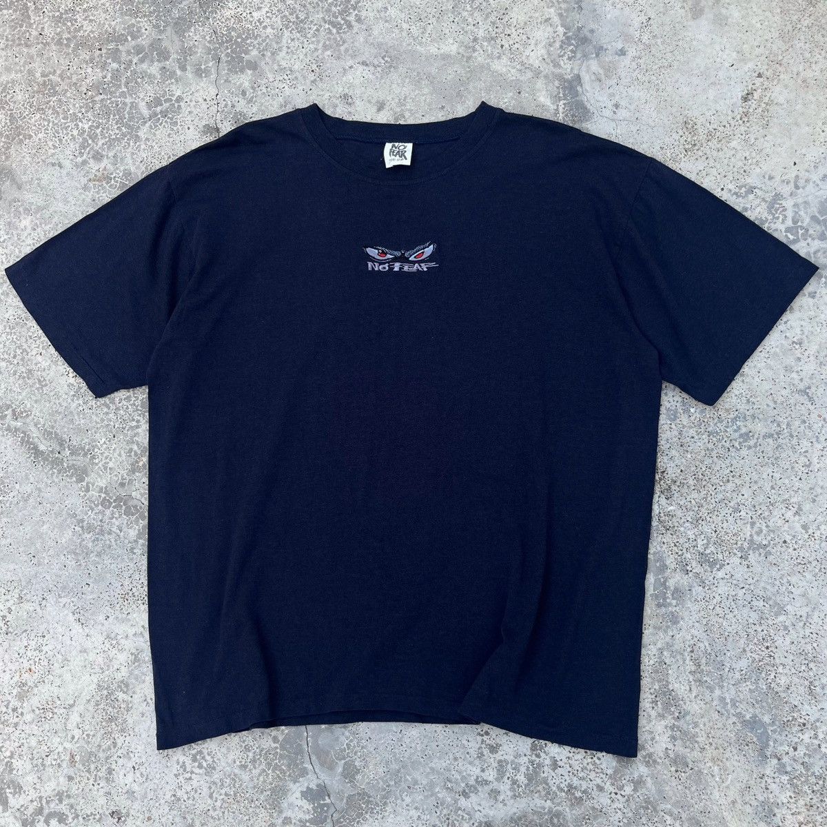 No Fear Vintage 90s No Fear Nice Centre Embroidy Logo Design Tee Size US XL / EU 56 / 4 - 1 Thumbnail