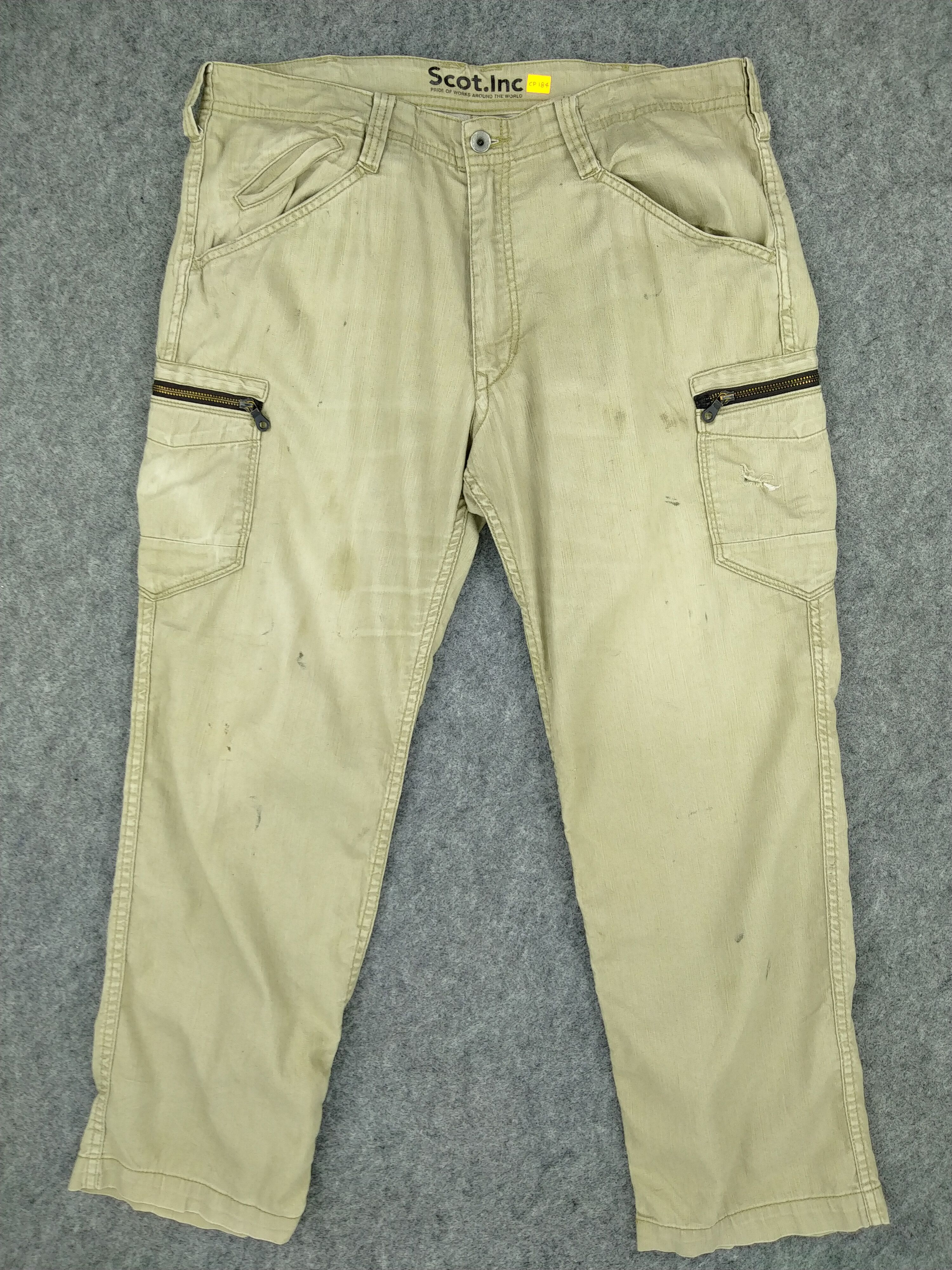 Japanese Brand Japanese Brand Scot.Inc Zipper Cargo Multi Pocket -CP184 Size US 37 - 1 Thumbnail