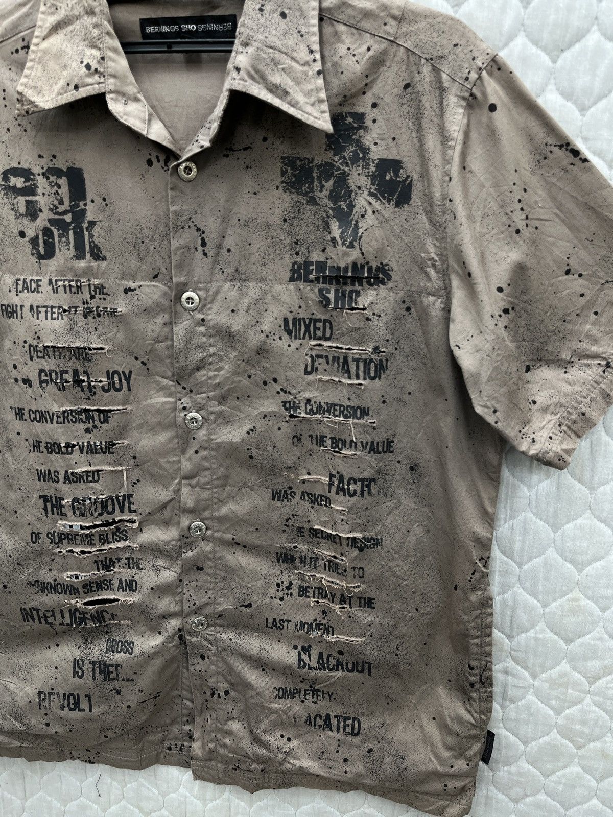 Seditionaries 🔥🔥🔥ARCHIVE BERNINGS SHO PUNK SHIRTS Size US M / EU 48-50 / 2 - 15 Thumbnail