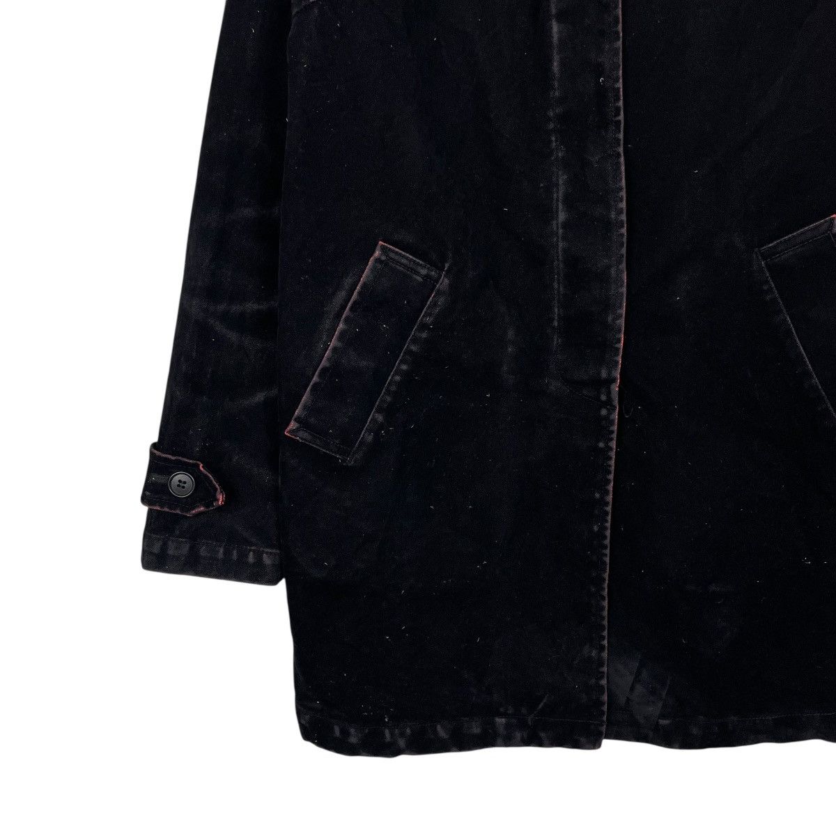 Katharine Hamnett London Katherine Hamnett Black Velvet Jacket Size M / US 6-8 / IT 42-44 - 3 Thumbnail