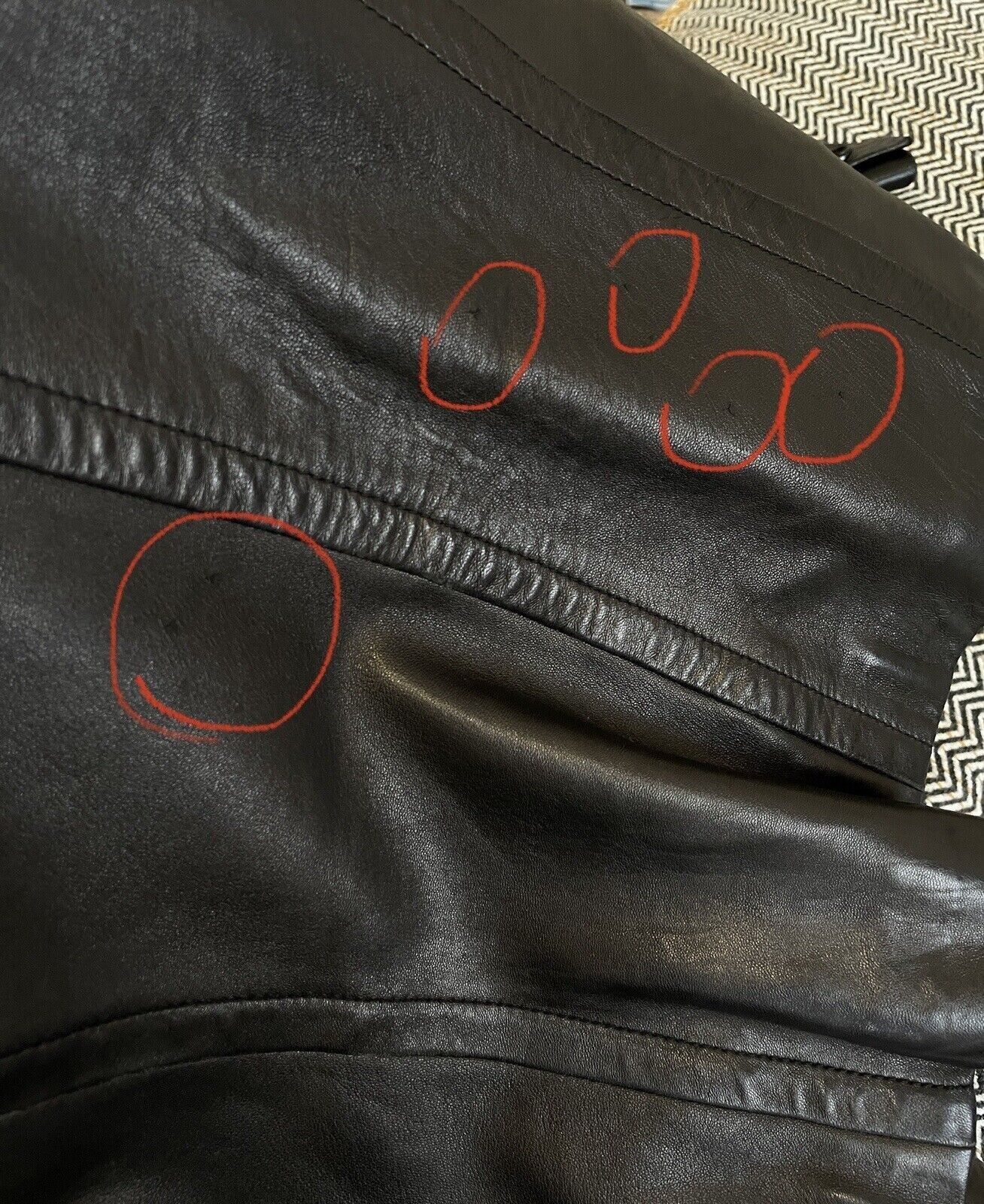 Dolce & Gabbana Dolce & Gabbana Real Leather Biker Jacket Size L / US 10 / IT 46 - 18 Thumbnail