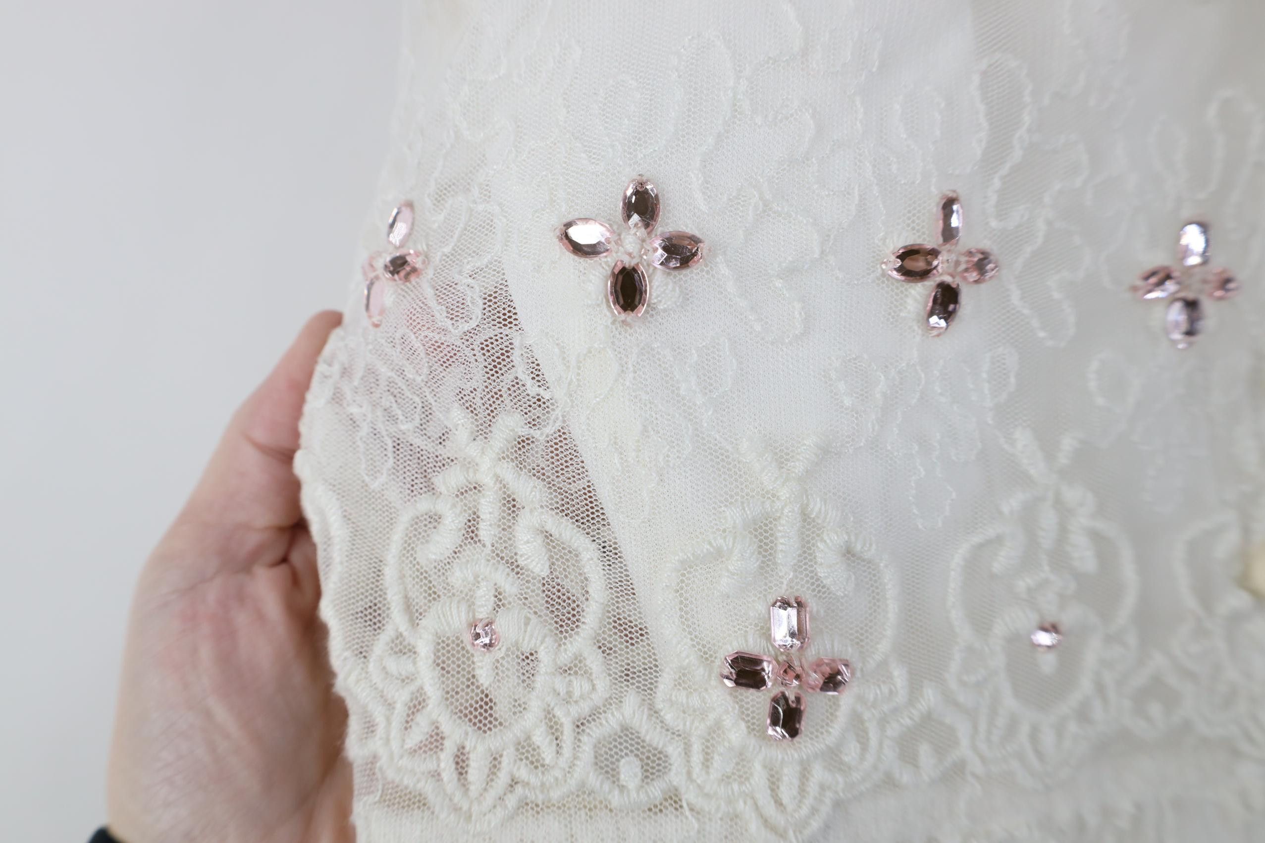 Vintage Deadstock Vtg Y2K Candies Lace Flower Bella Tank Top T-Shirt Size S / US 4 / IT 40 - 5 Thumbnail