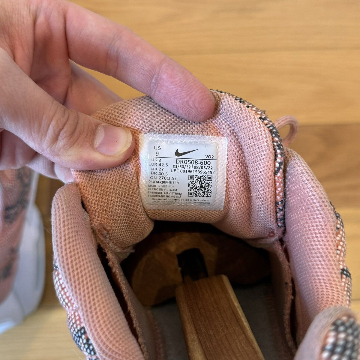 NOCTA × Nike Nike x Drake NOCTA Hot Step Air Terra Pink Snakeskin US 9 Size US 9 / EU 42 - 12 Thumbnail