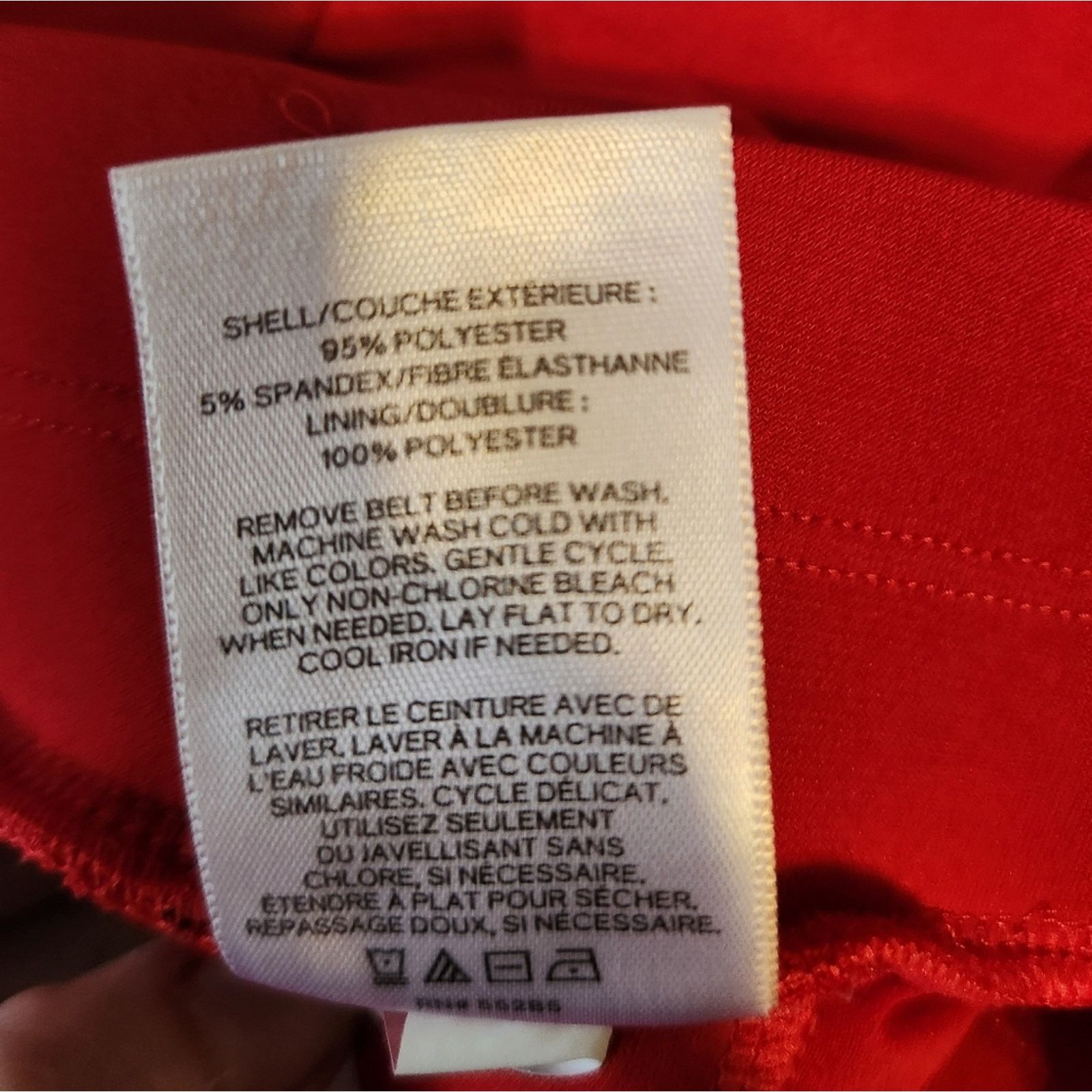 Express Express Pull On Red Trouser Pleated Ankle Pants Small Size 27" / US 4 / IT 40 - 5 Thumbnail