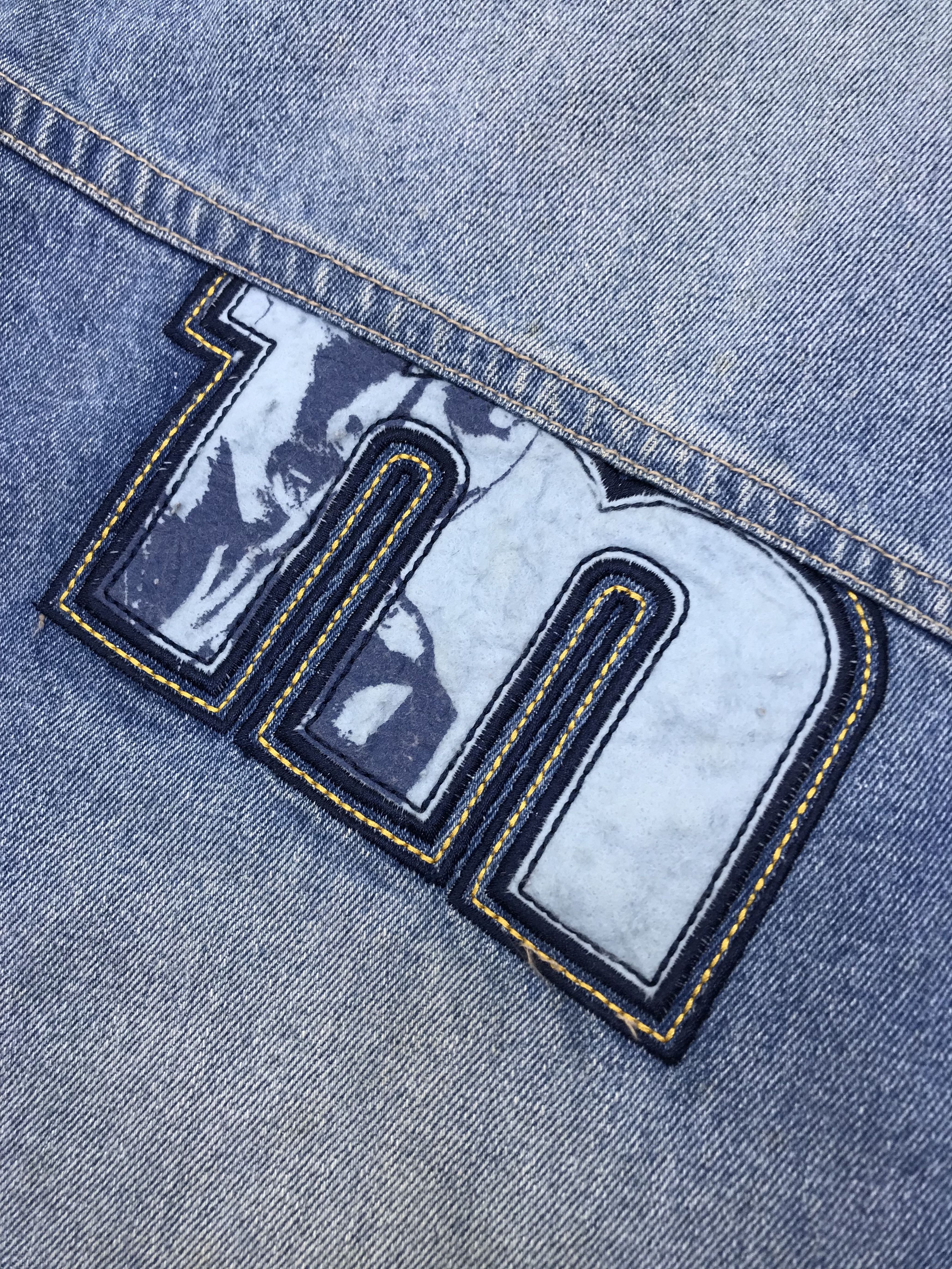 Makaveli Vintage Makaveli Tupac Shakur Portrait Patched Baggy Jeans Size US 42 / EU 58 - 9 Thumbnail