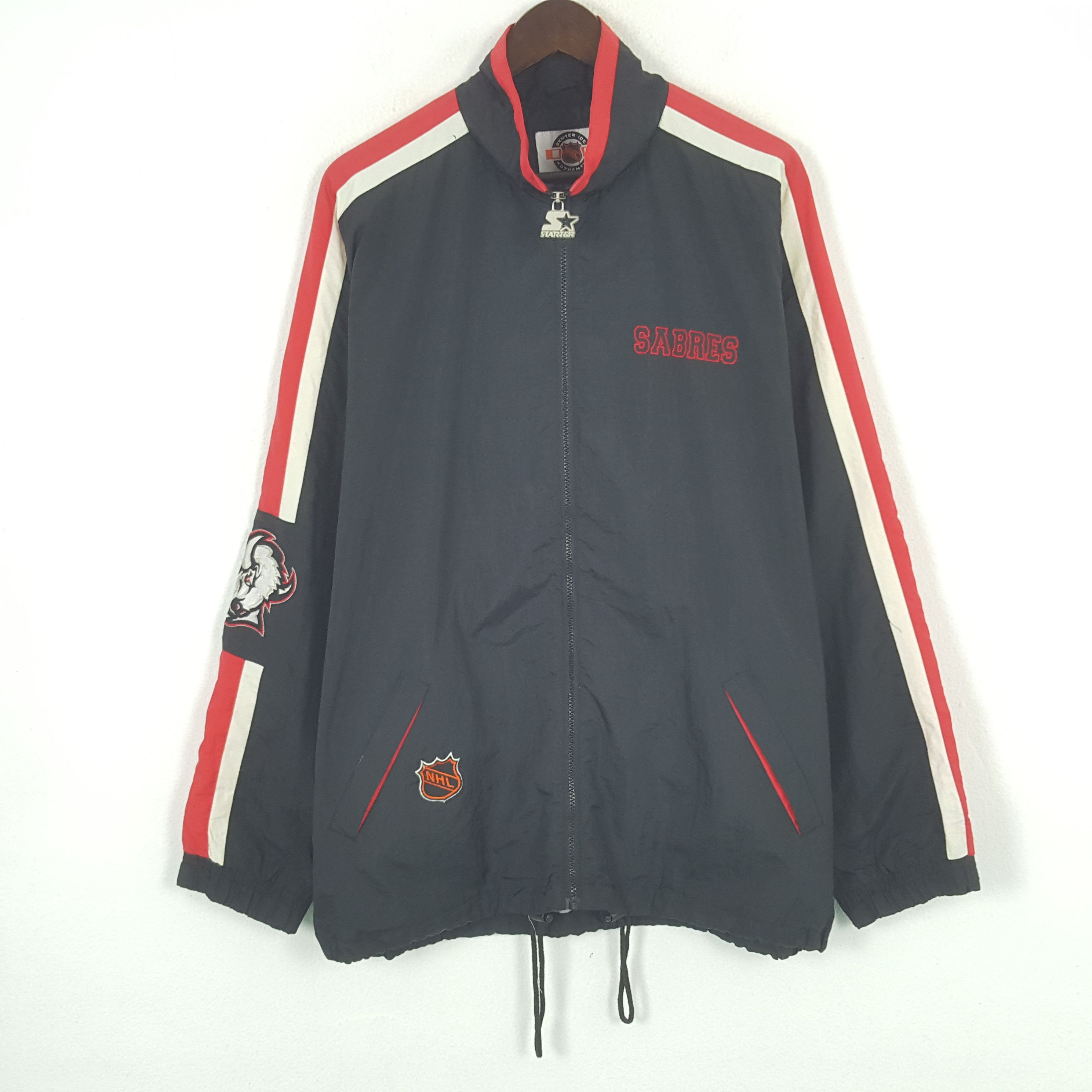 Starter × Vintage Vintage Sabres Starter Windbreaker Sport Jacket Size US L / EU 52-54 / 3 - 3 Thumbnail