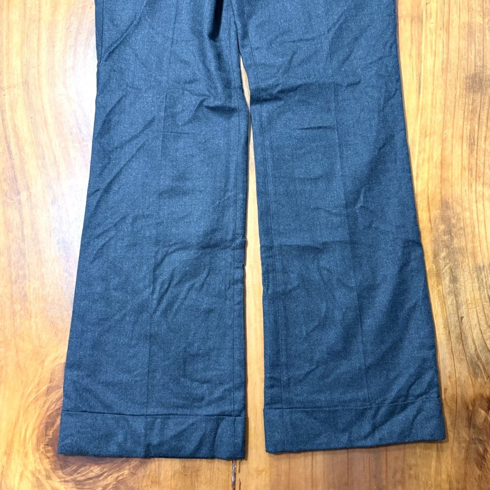Vintage VINTAGE The Limited Pants Wide Leg Wool Dress Career USA Business NOS W4-6 Size 28" / US 6 / IT 42 - 2 Thumbnail