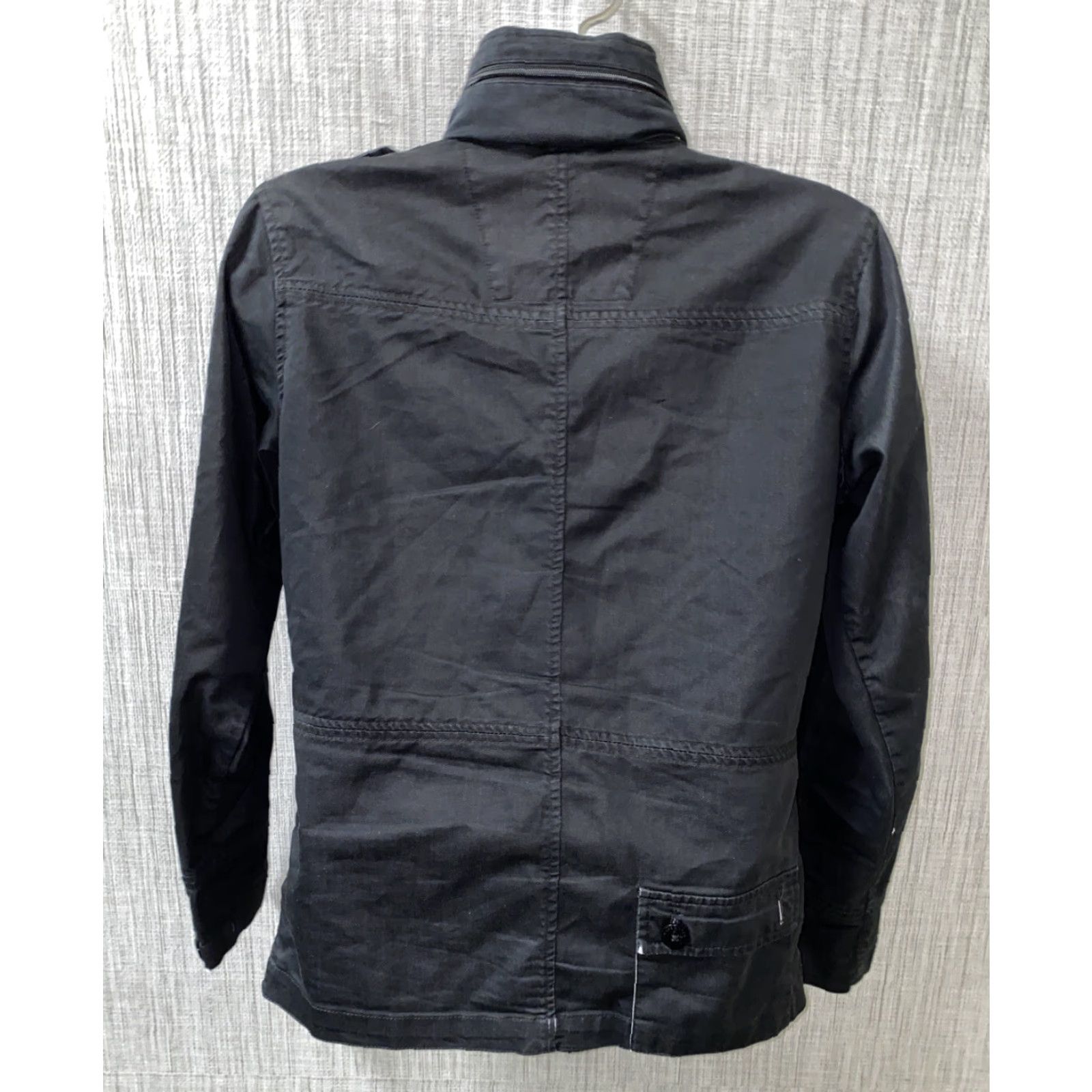 Vintage VINTAGE Kane And Unke Jacket Women's Black Button Front Multi Pocket Size M Size M / US 6-8 / IT 42-44 - 5 Thumbnail