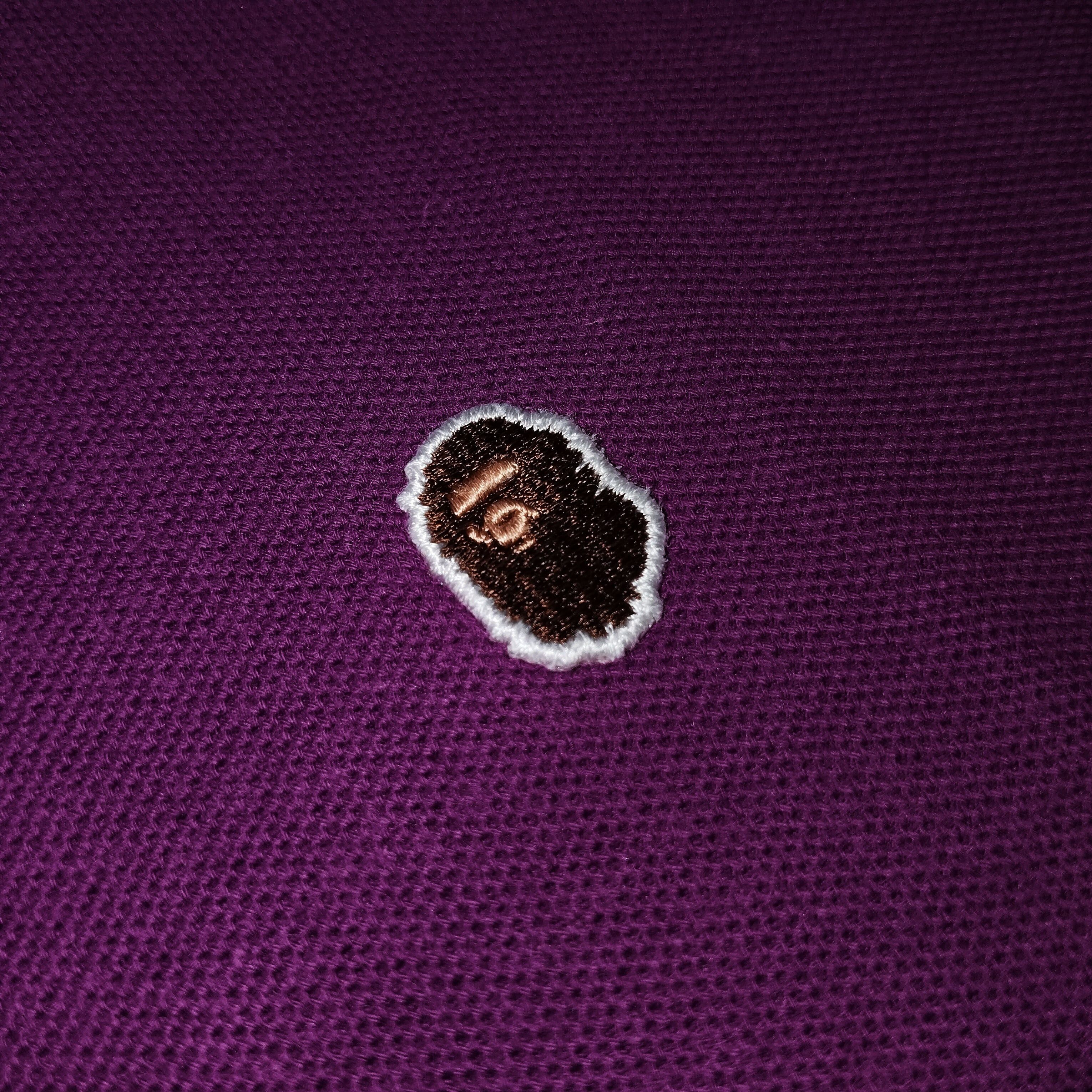 Bape 2007 Bape Purple Polo Size US L / EU 52-54 / 3 - 2 Thumbnail
