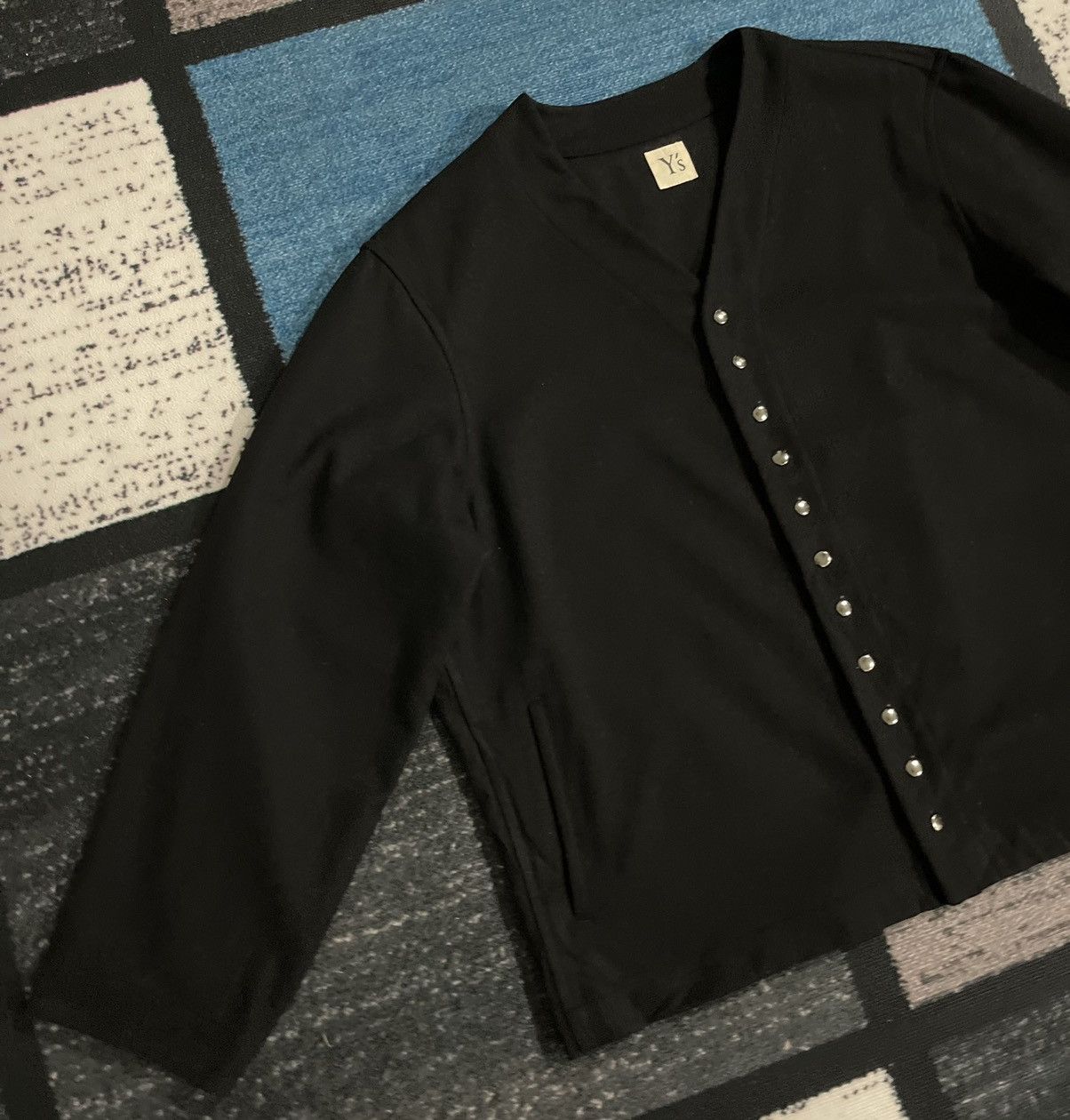 Yohji Yamamoto Vintage Yohji Yamamoto cardigan wool jacket Size US L / EU 52-54 / 3 - 4 Thumbnail
