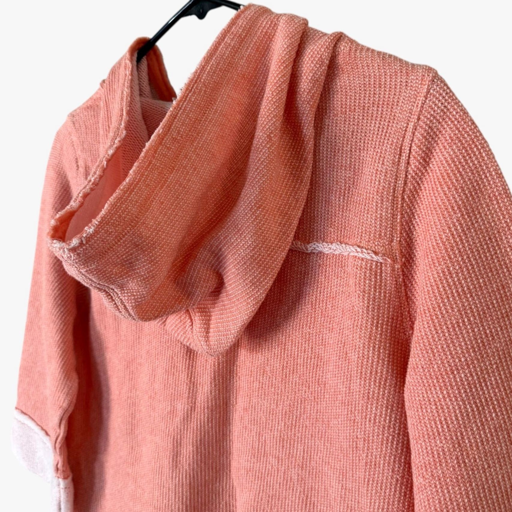 Soft Surroundings Soft Surroundings Just Beachy French Terry Hoodie Size Small Coral Pink Womens Size S / US 4 / IT 40 - 6 Thumbnail