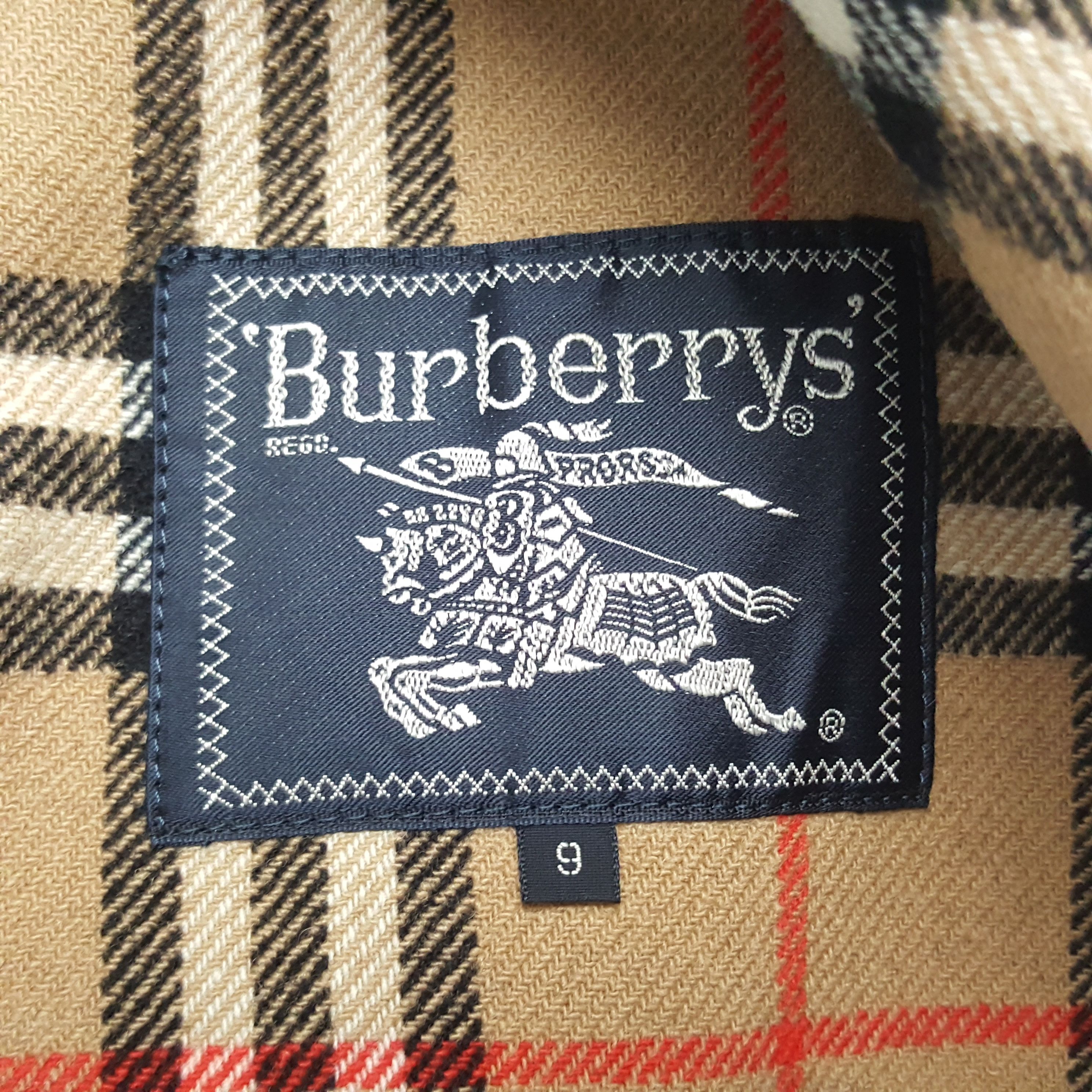 Burberry × Vintage Vintage Burberry London Nova Check Designer Brand Jacket Size US L / EU 52-54 / 3 - 9 Thumbnail