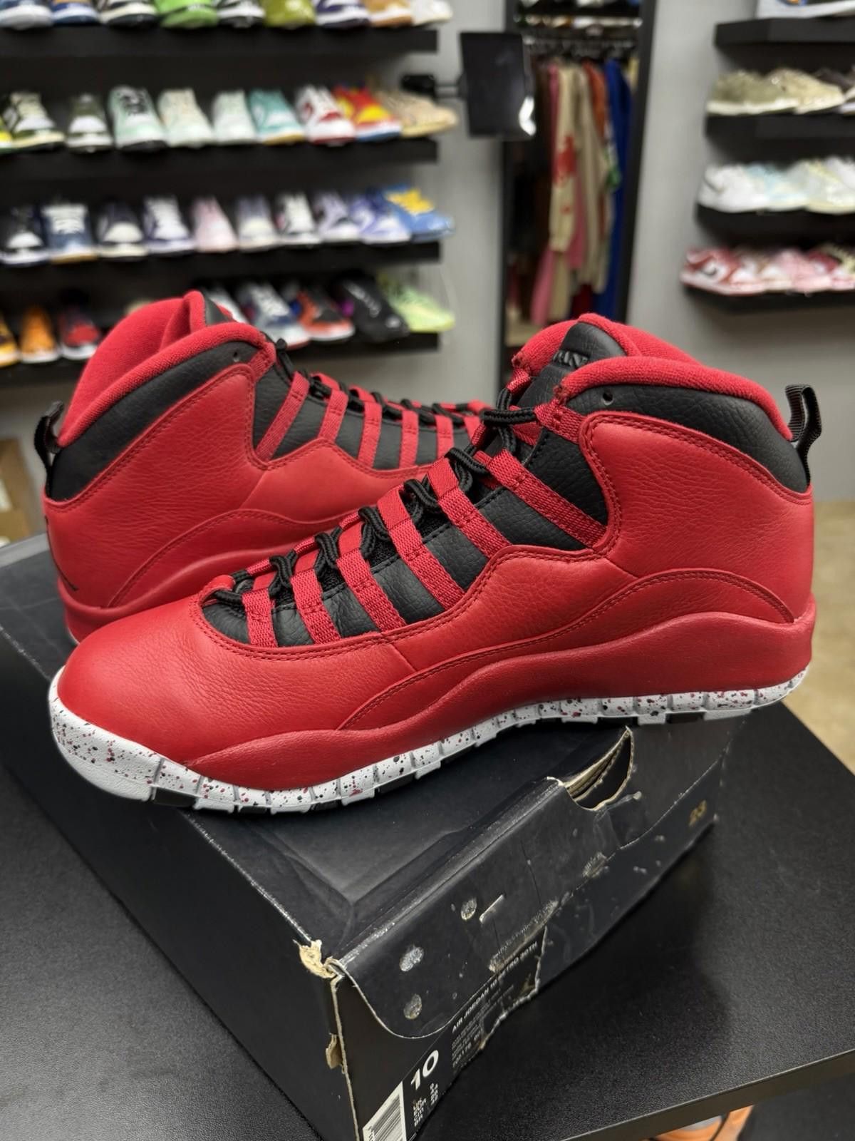 Jordan Brand Air Jordan 10 Retro Bulls Over Broadway 2015 Men's Size 10 Size US 10 / EU 43 - 8 Thumbnail