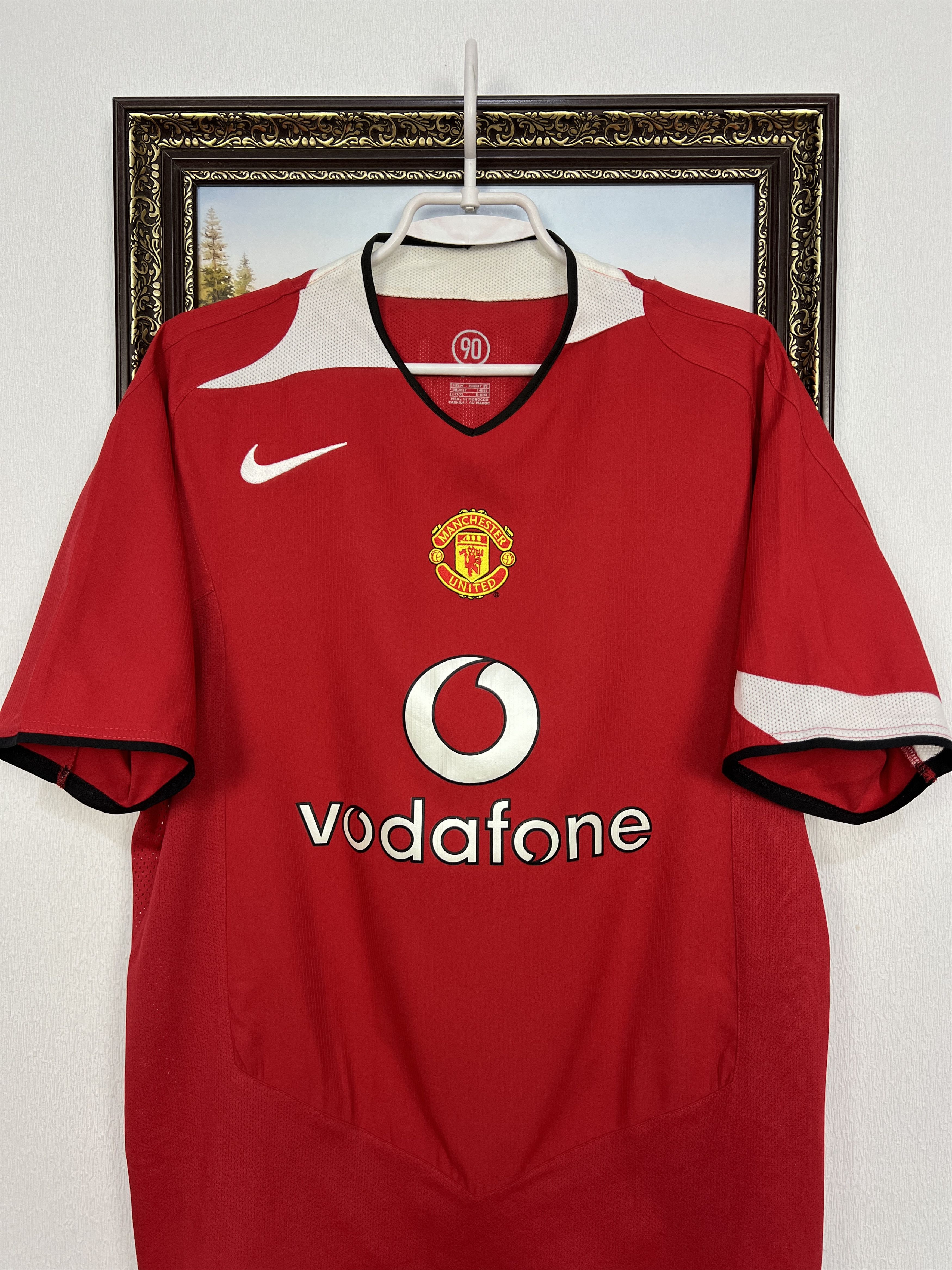 Nike Manchester United Home football shirt 2004 #4 Heinze Nike Size US M / EU 48-50 / 2 - 4 Thumbnail