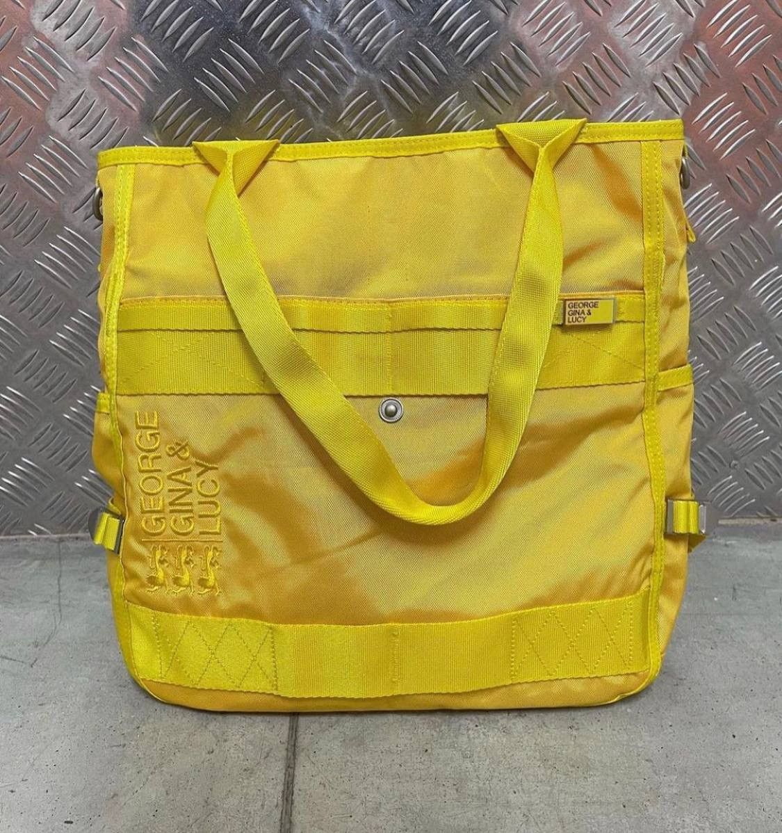 George Gina Lucy x Vintage George & Gina & Lucy Bag Ggl Tote Bag in Yellow, Women's
