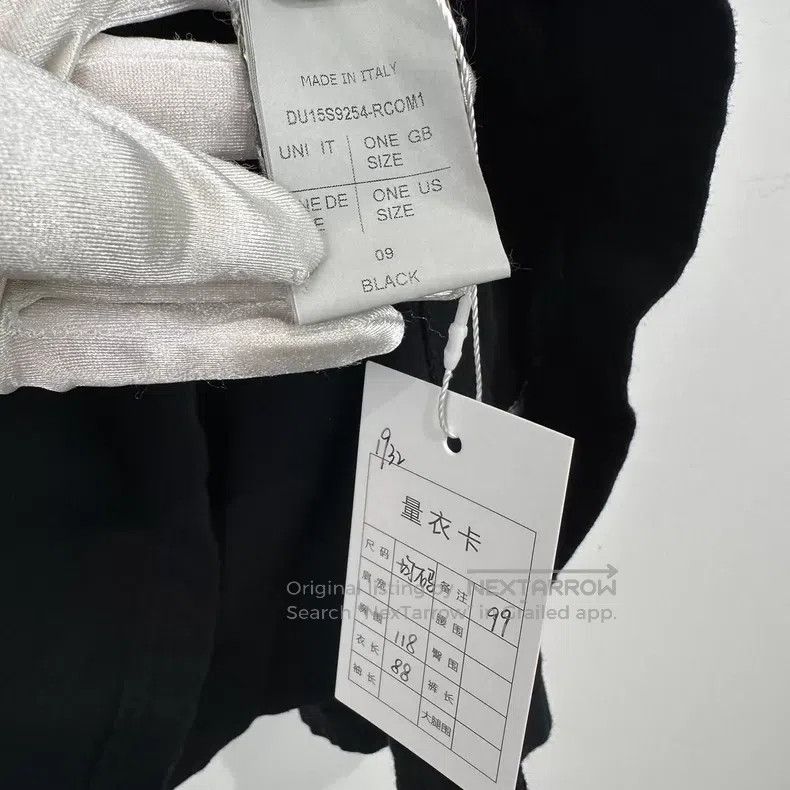 Rick Owens Rick Owens size os Portrait patch dark black short sleeve Size US M / EU 48-50 / 2 - 5 Thumbnail