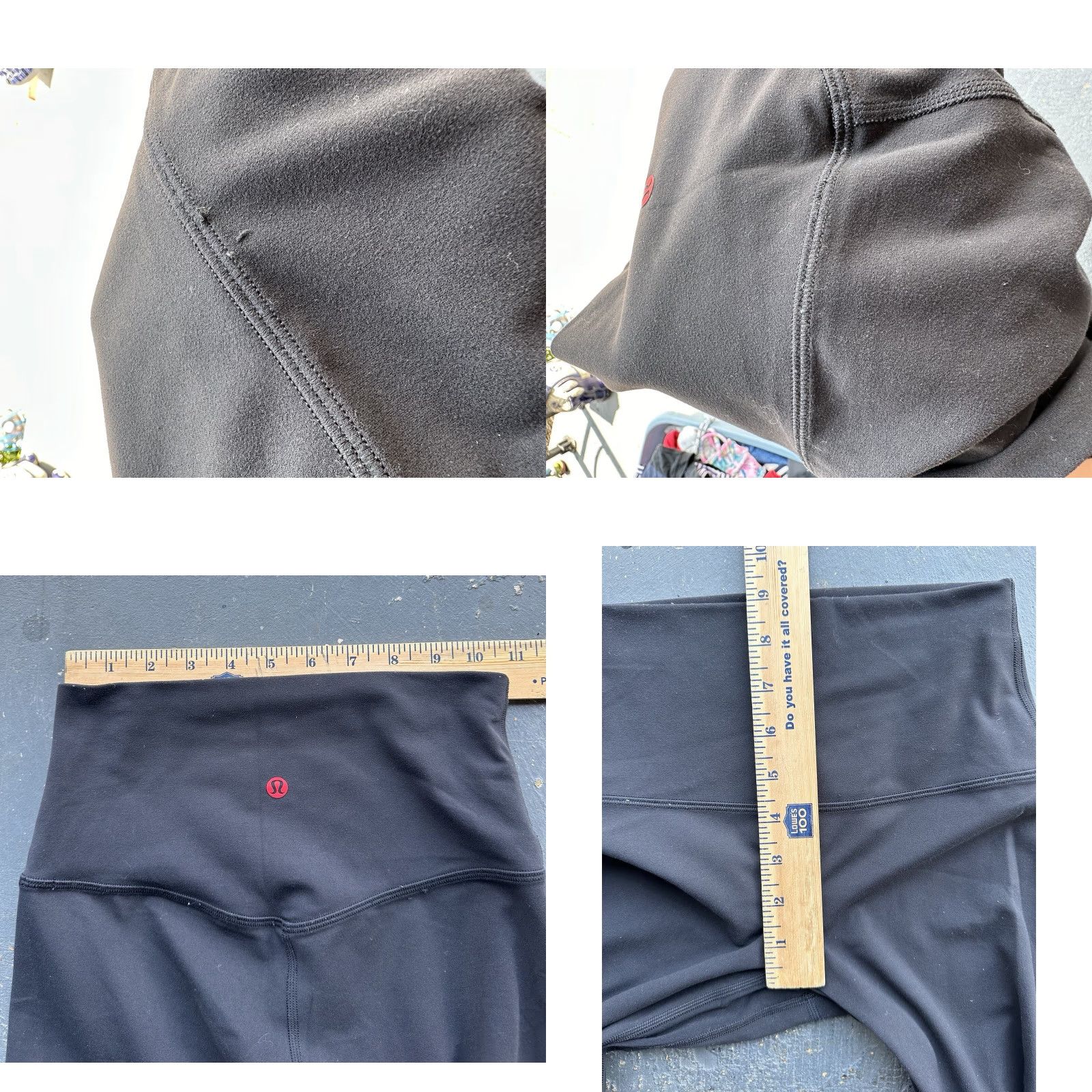 Lululemon Lululemon Align Pant Leggings 25” Inseam Women 4 Black Limited Edition HR Align Pants 25" Leggings Black Red 4 Size 27" / US 4 / IT 40 - 8 Thumbnail