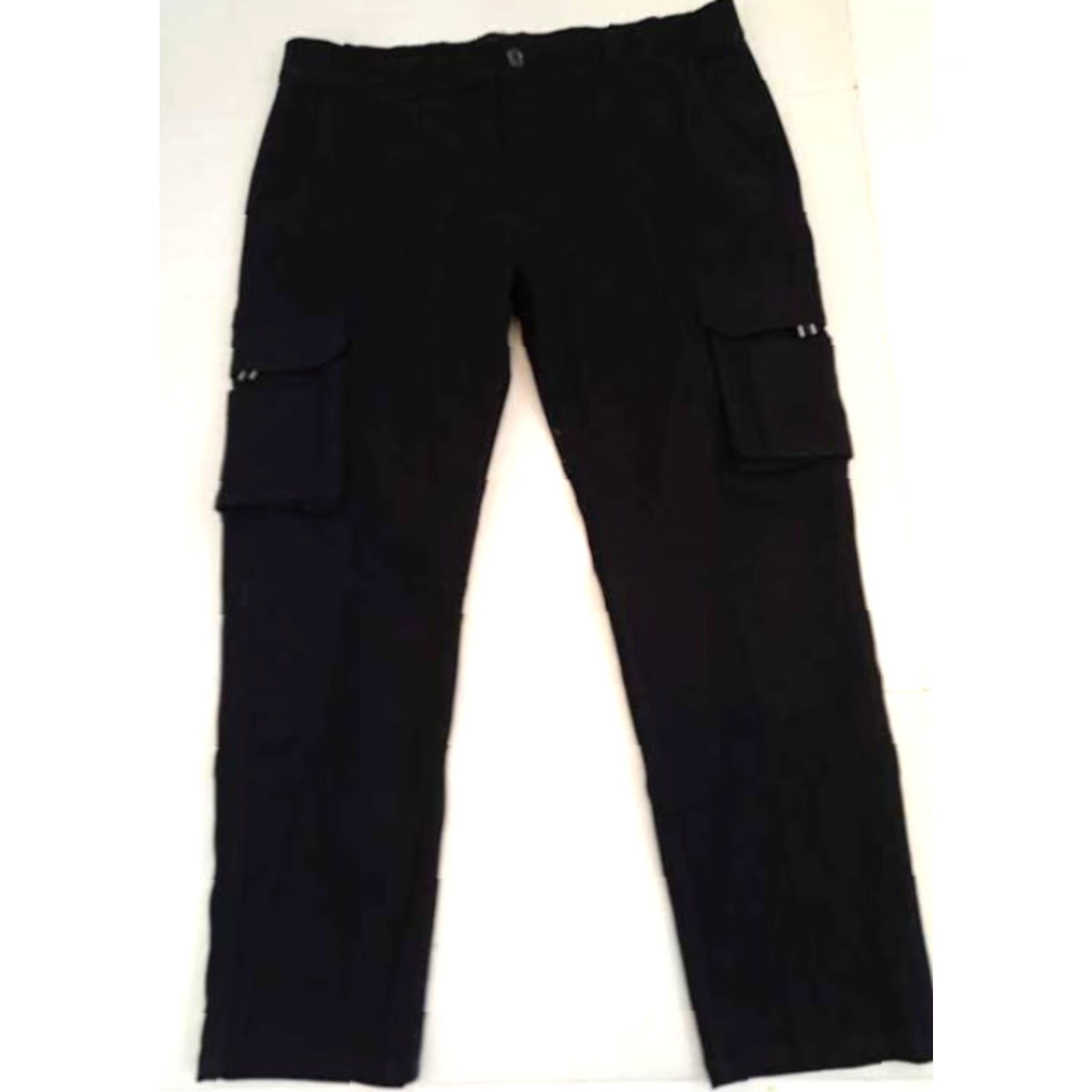 Vintage VINTAGE West Ace Cargo Pants Black 36 Mens Regular Cargo Police 29in Inseam 36in Waist Size US 36 / EU 52 - 2 Thumbnail