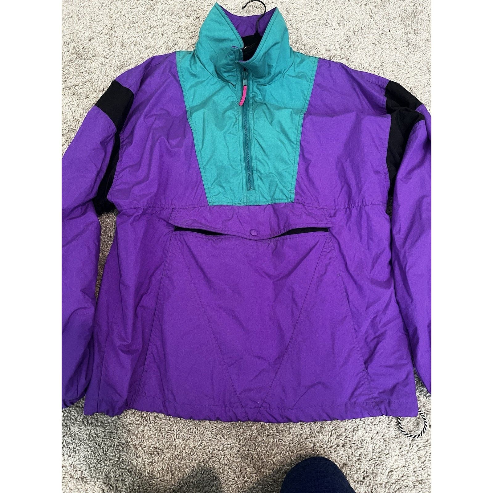 Helly Hansen Vtg Helly Hansen Anorak Jacket 90s Purple Teal L Hong Kong Size US L / EU 52-54 / 3 - 4 Thumbnail