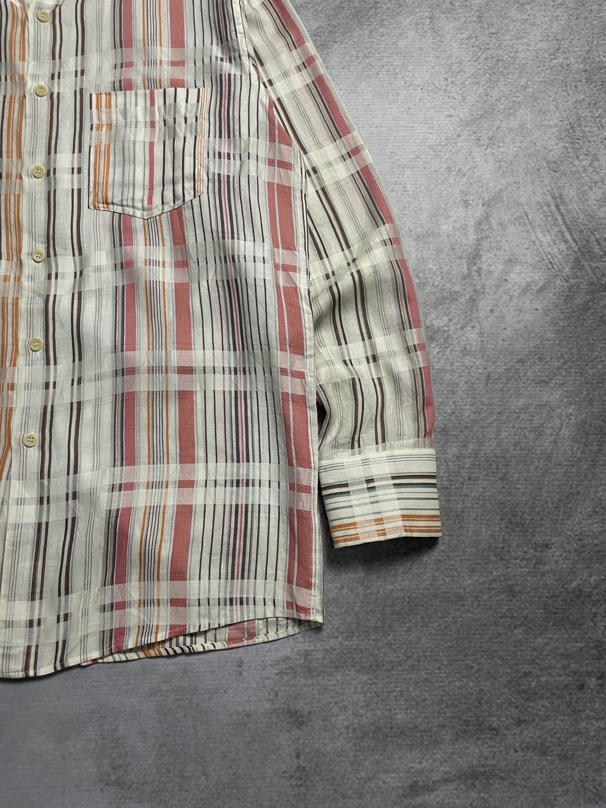 Missoni Missoni Abstract Multi Color Long Sleve Shirt Size US L / EU 52-54 / 3 - 2 Thumbnail