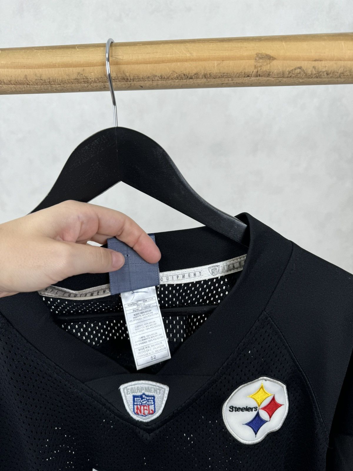 Reebok Reebok NFL Pittsburgh Steelers Ben Roethlisberger jersey Size US L / EU 52-54 / 3 - 6 Thumbnail