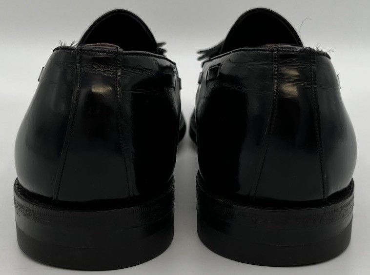 Florsheim Vintage Florsheim Imperial Tassel Black Leather Loafers 10B Size US 10 / EU 43 - 4 Thumbnail