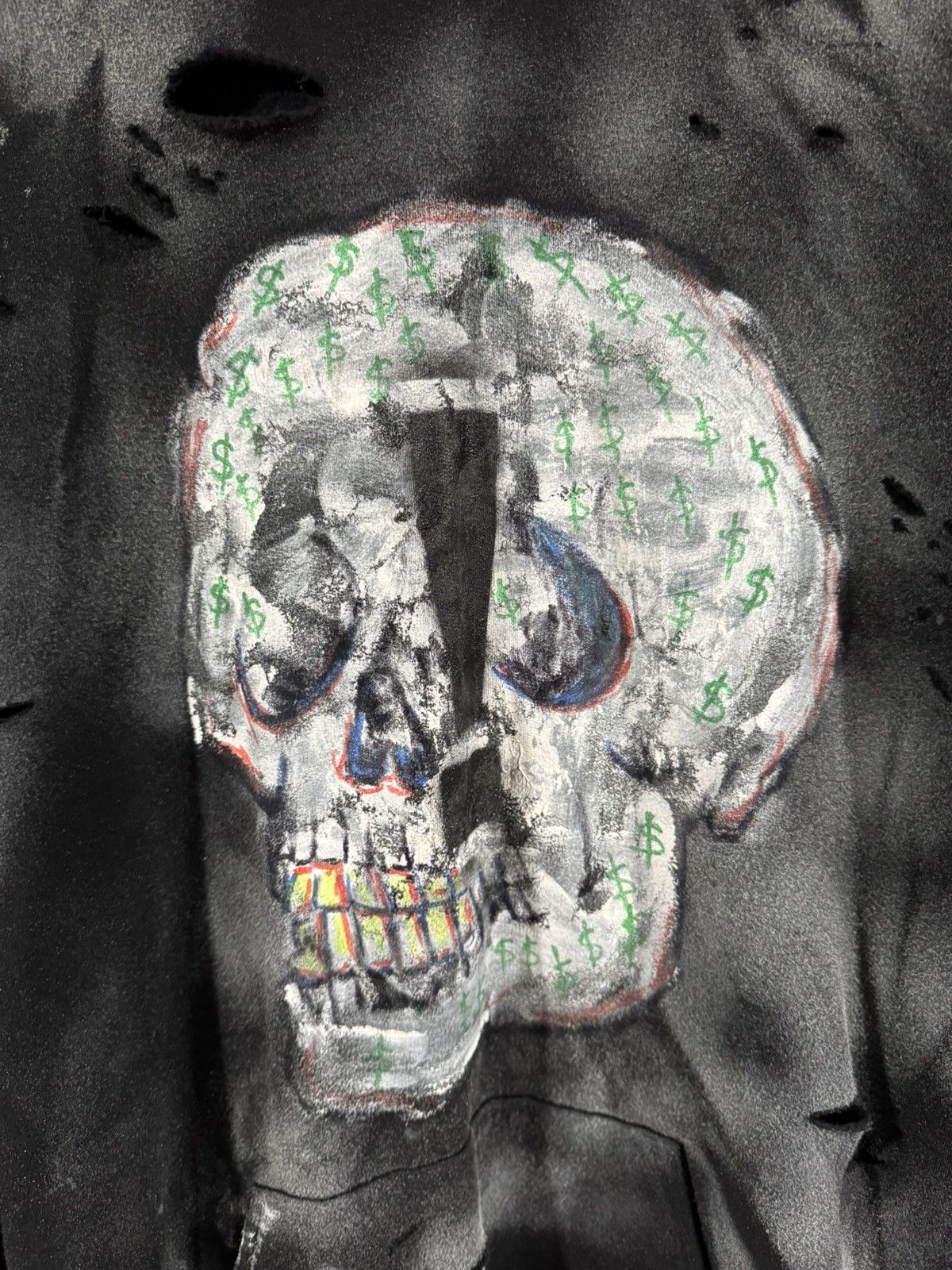 Other 2000s Y2K Vintage Custom Art Piece Graffiti Thrash Hoodie XL Size US XL / EU 56 / 4 - 5 Thumbnail