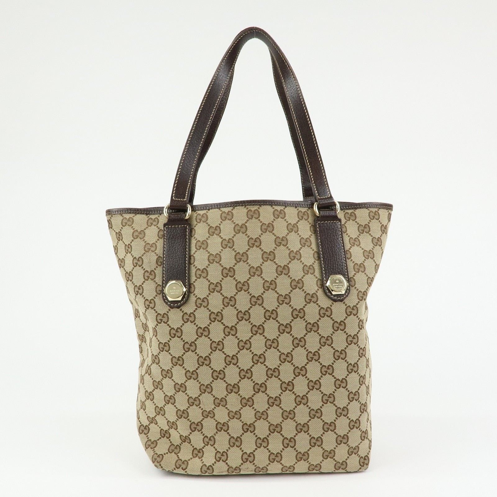 Gucci Gucci GG Canvas Tote Brown Size ONE SIZE - 2 Thumbnail