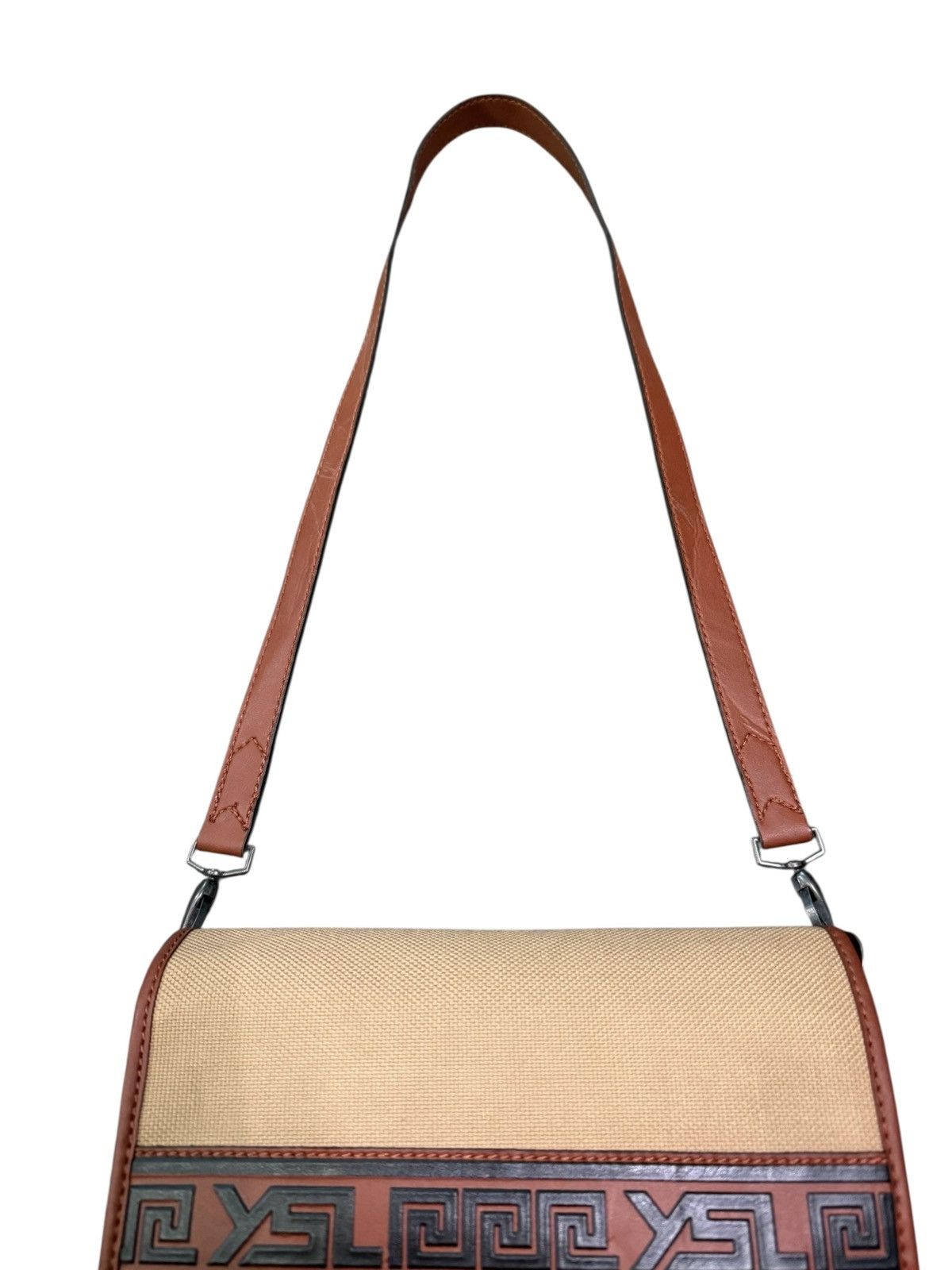 Yves Saint Laurent RARE YVES SAINT LAURENT CANVAS SHOULDER BAG Size ONE SIZE - 3 Thumbnail