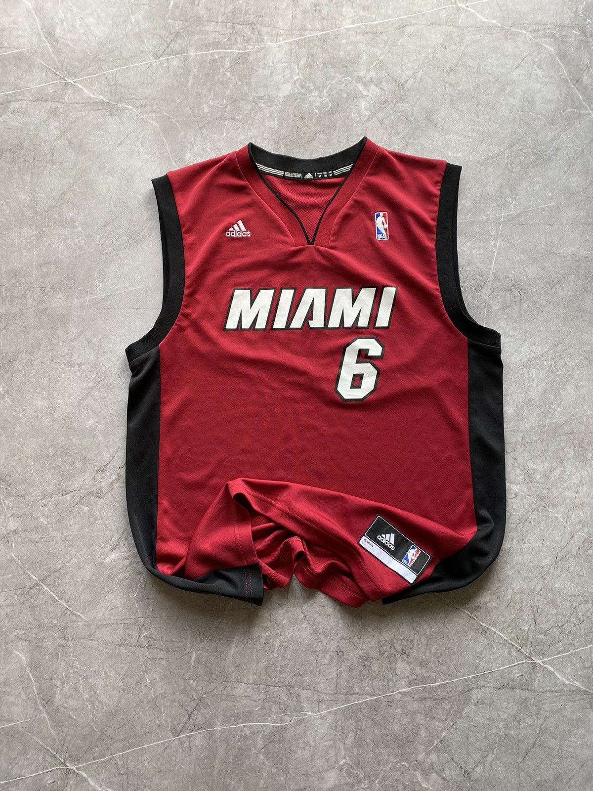 Adidas Vintage Lebron James Adidas 2013 NBA Miami Heat Jersey # 6 Size US M / EU 48-50 / 2 - 2 Thumbnail