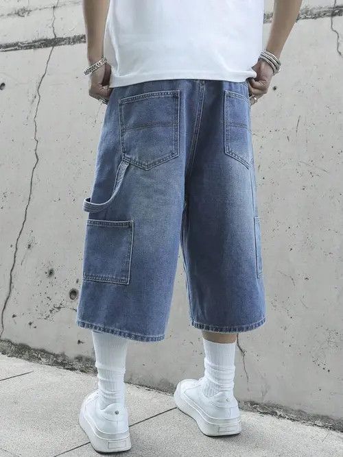 Jean Kinuka x Reiya Vintage retro Shorts Jorts jeans washed Size US 32 / EU 48 - 2 Thumbnail