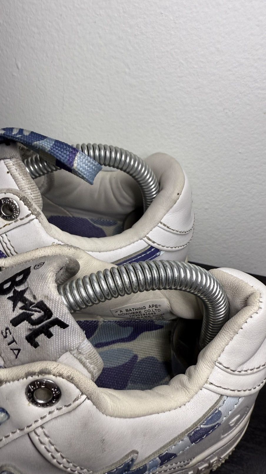 Bape Vintage Women’s A Bathing Ape Bapestas ABC Camo Shoes Size US 6.5 / IT 36.5 - 9 Thumbnail