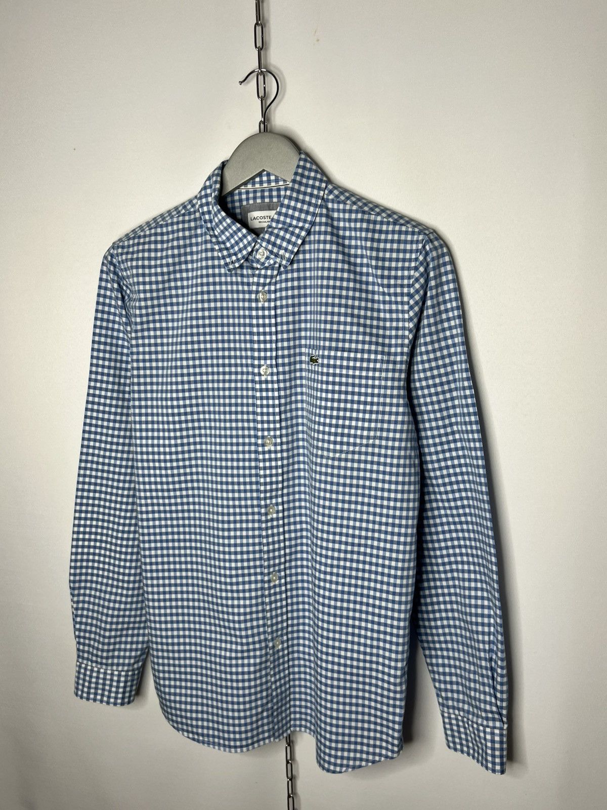 Lacoste Lacoste Luxury Plaid Long Sleeve Shirt Polo Tee Size US S / EU 44-46 / 1 - 2 Thumbnail