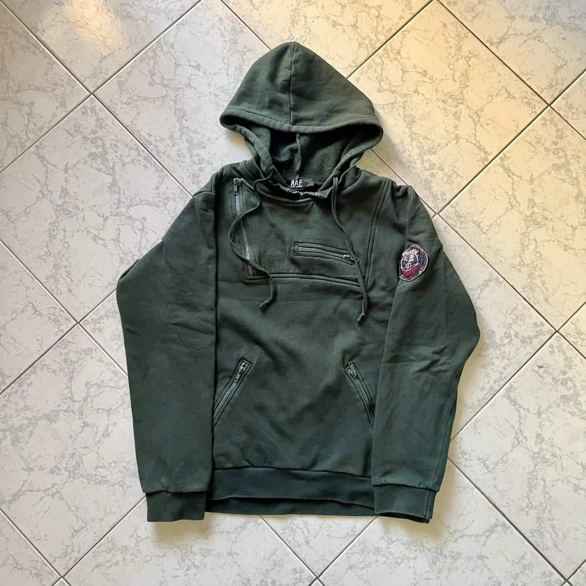 Raf Simons Multi-Zip Hoodie | Grailed